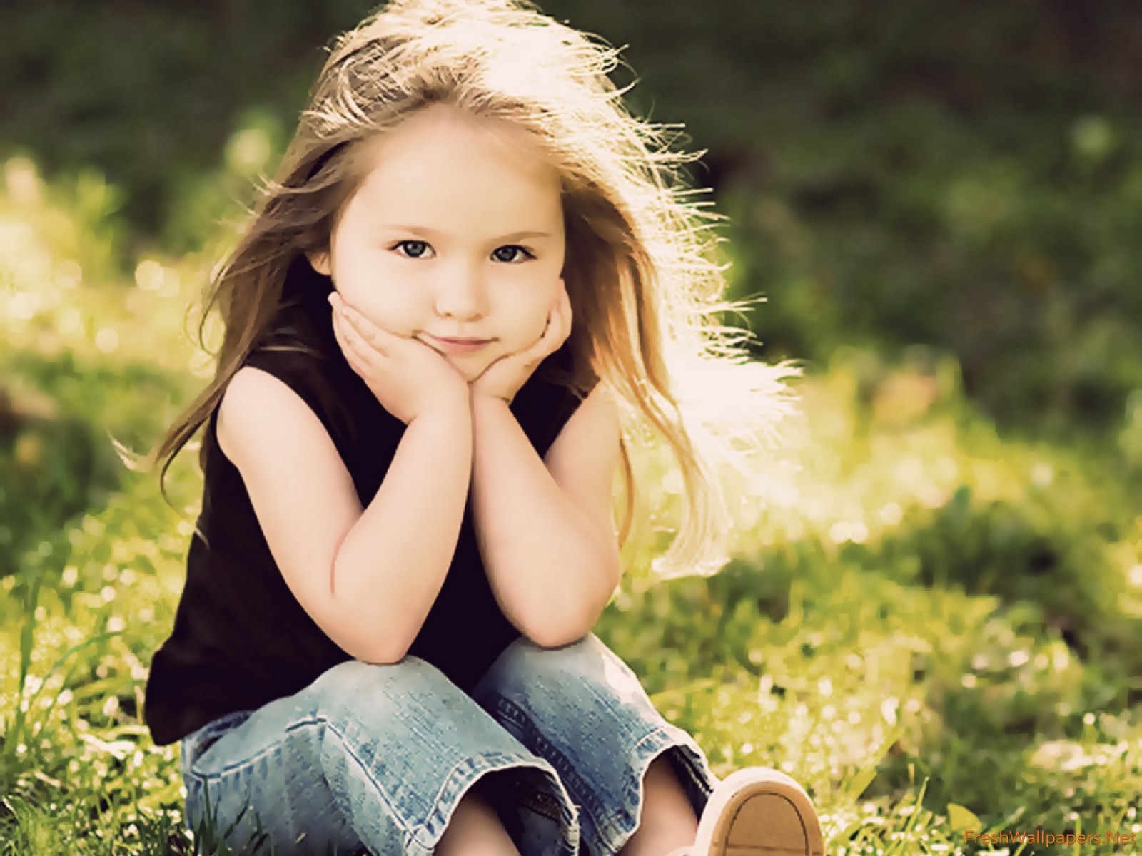 cute little girl wallpapers | Freshwallpapers