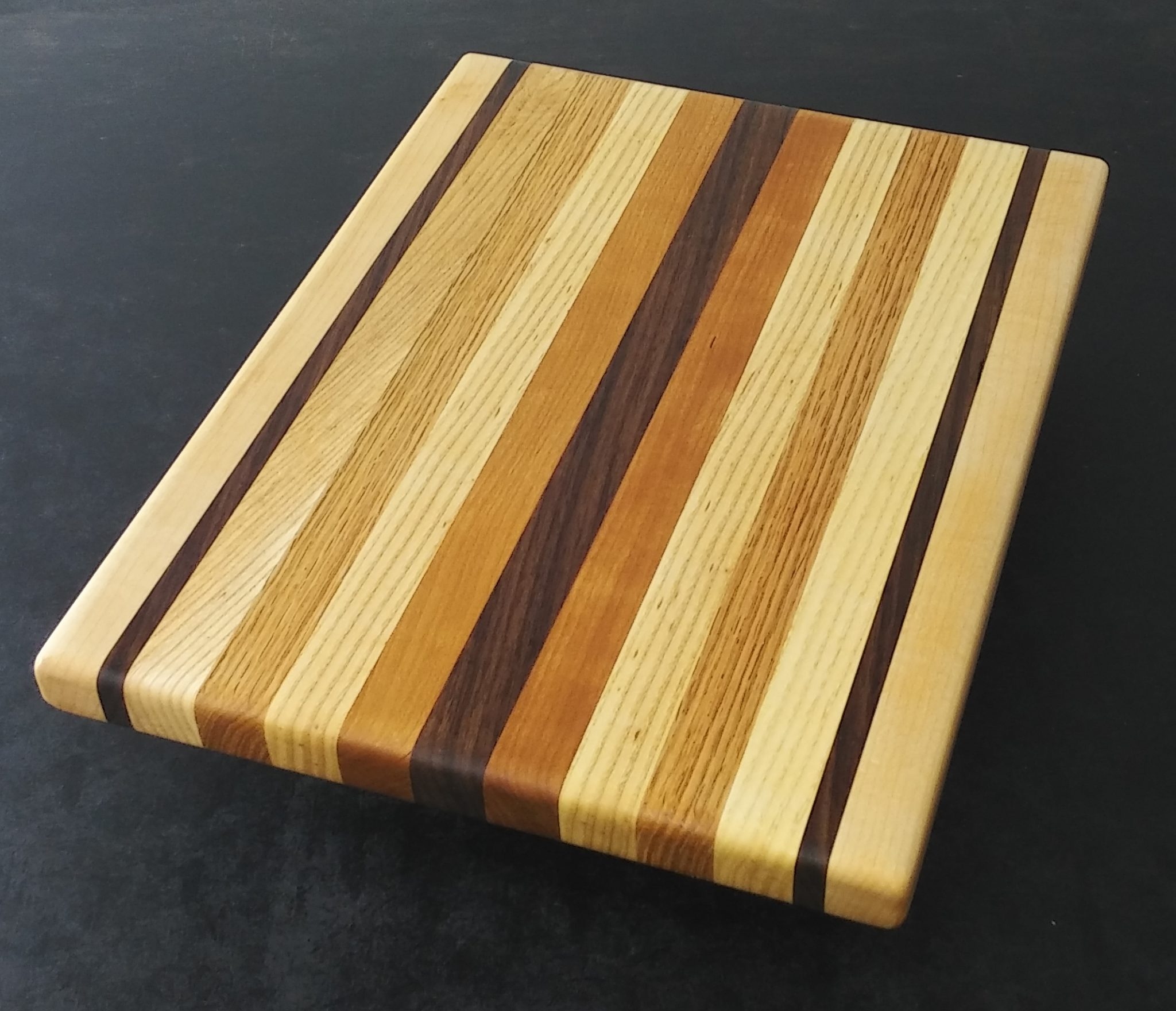 Cutting Board 9.5x12 with Walnut Accents | Upstate NY Cutting Boards