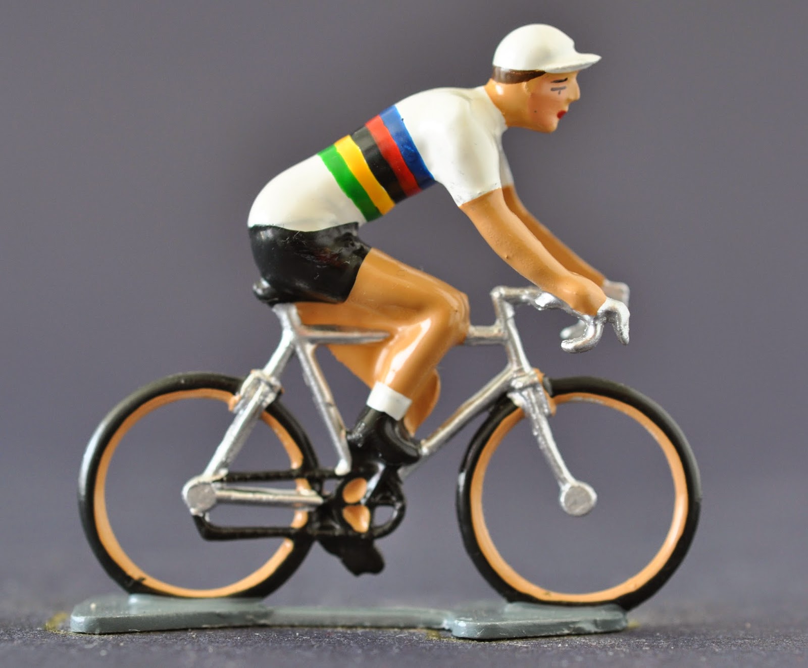 The Retrogrouch: Classic Toys: Die-Cast Cycling Figures
