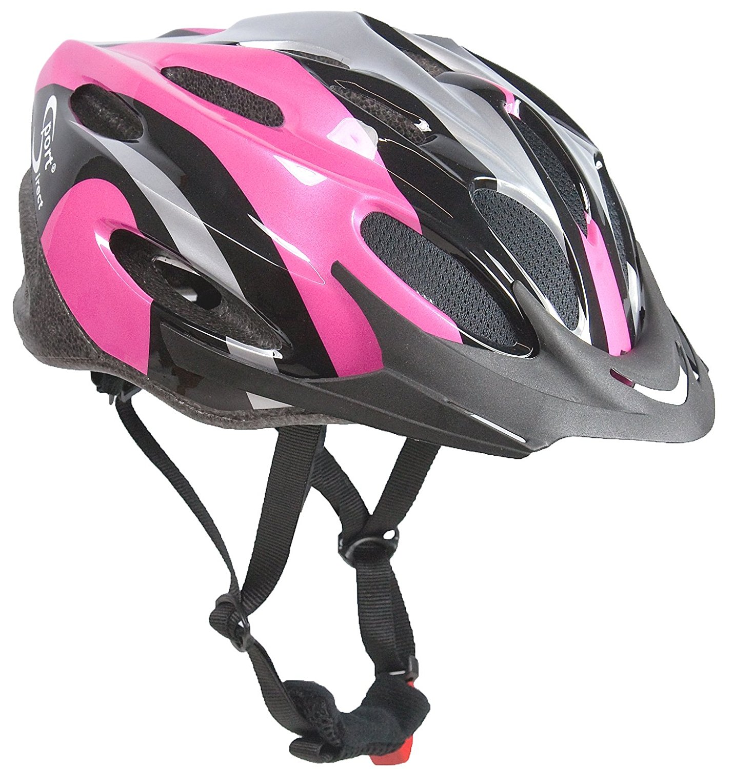 Amazon.com : Sport Direct Women's Vapour Bicycle Helmet - Pink/Black ...