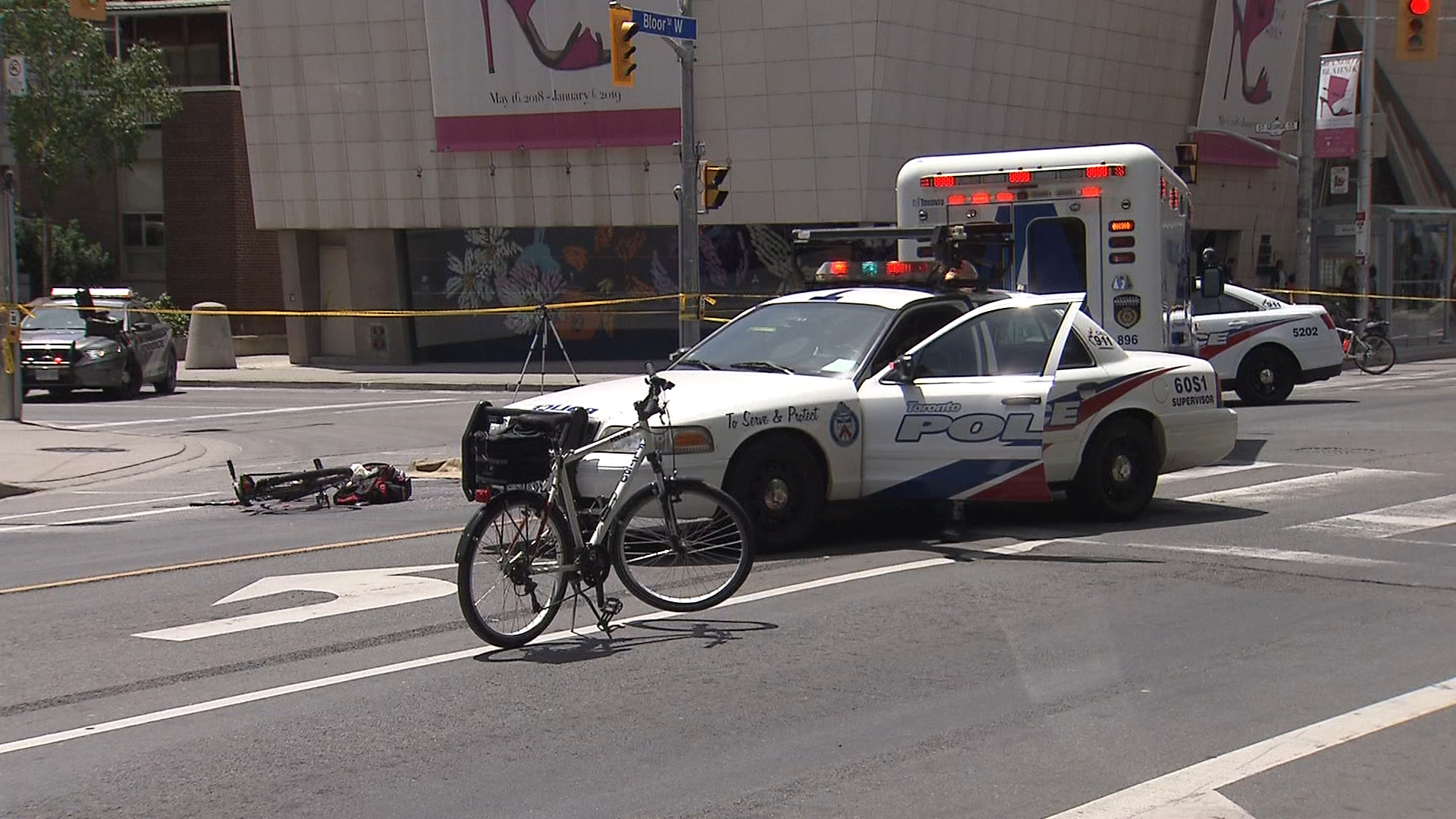 Cyclist dies after being struck by truck at Bloor and St. George