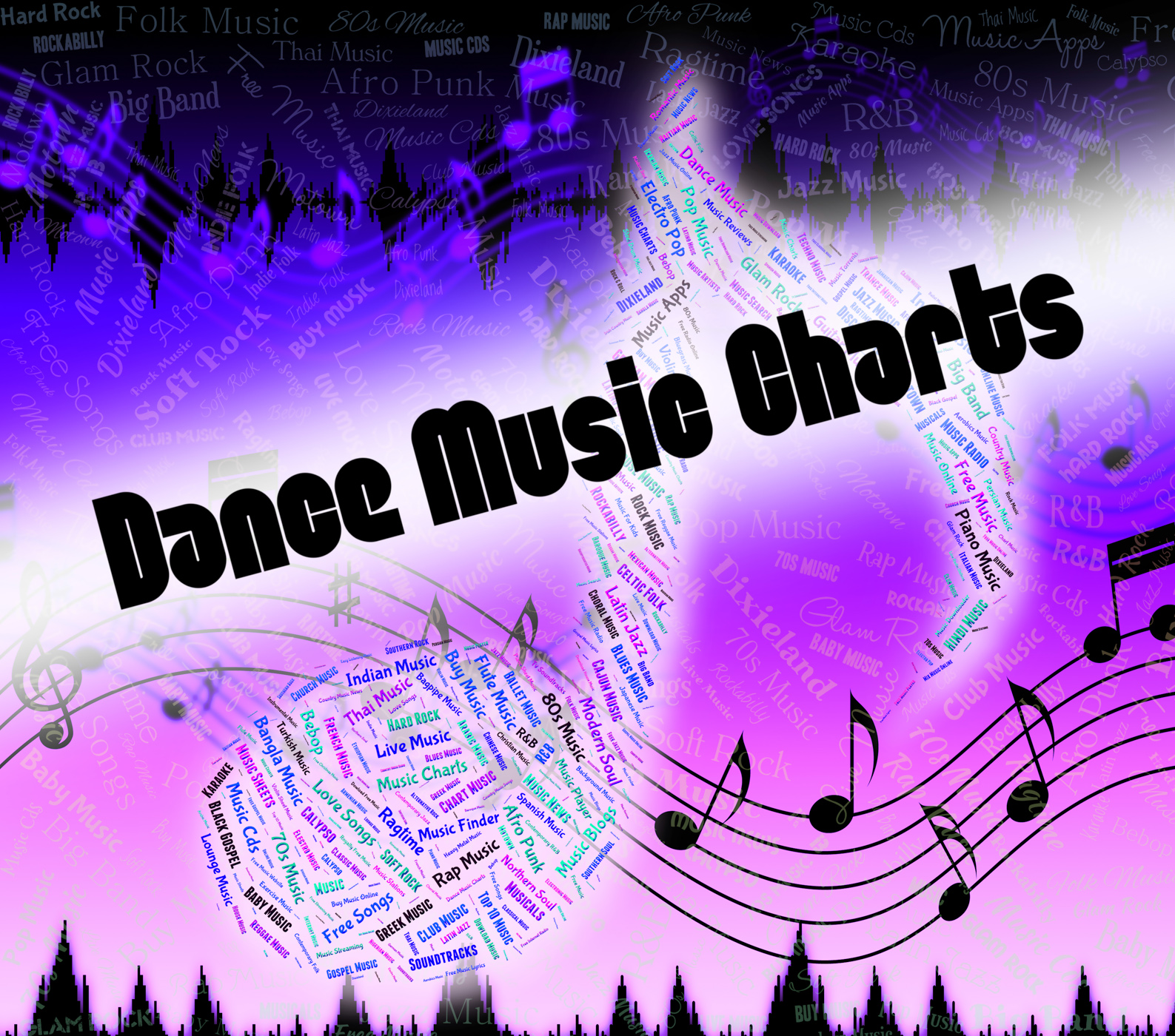 Free photo Dance Music Charts Means Sound Tracks And Disco Chart
