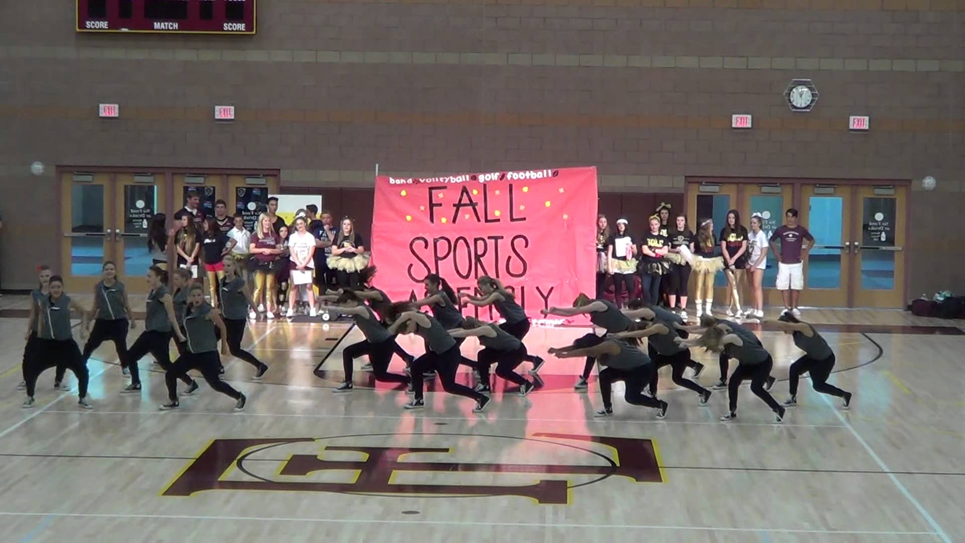 Faith Lutheran Varsity Dance Team Fall Sports Assembly 2014 - YouTube