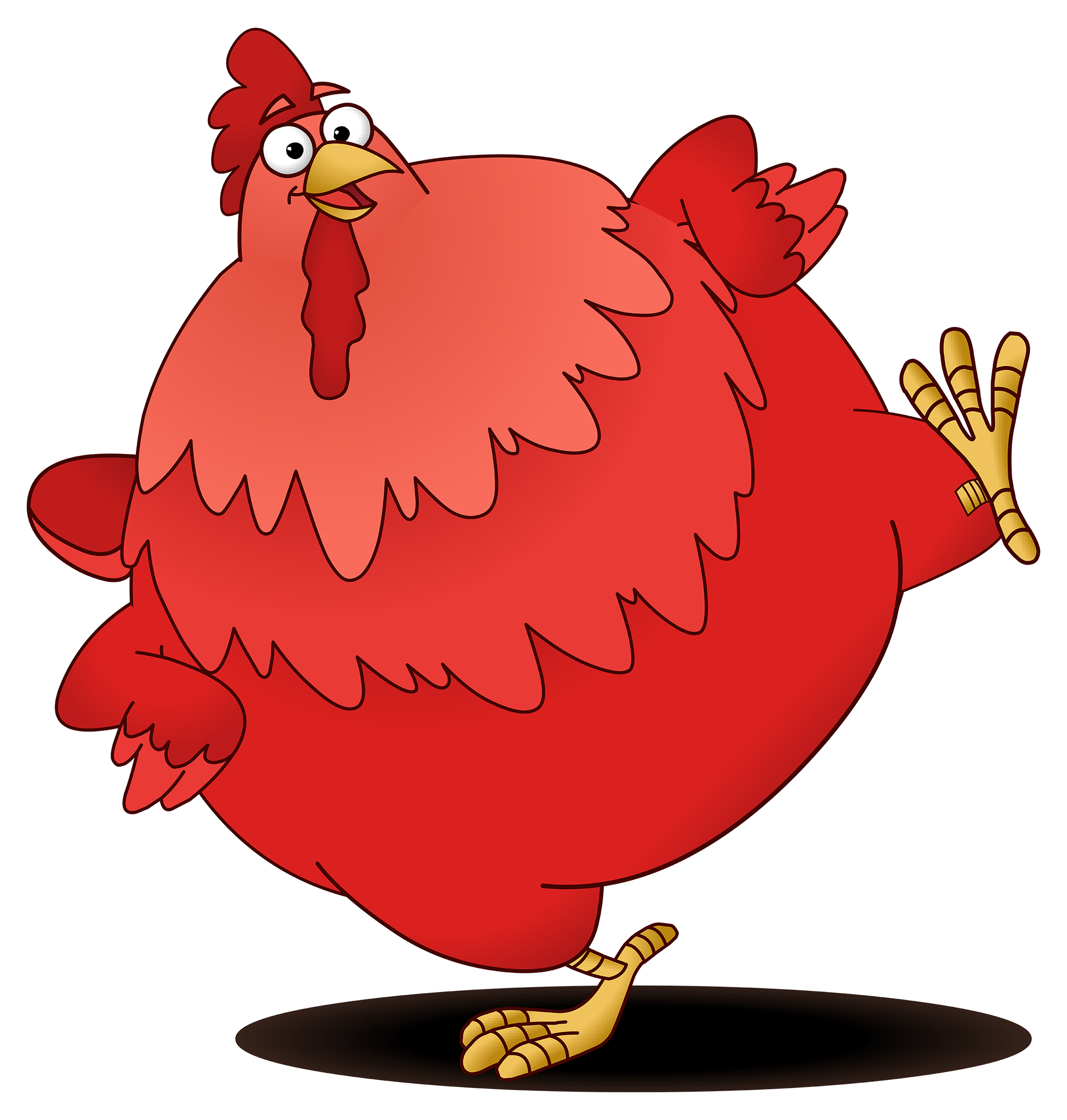 Image - Dora the Explorer Big Red Chicken Character Dancing.png ...