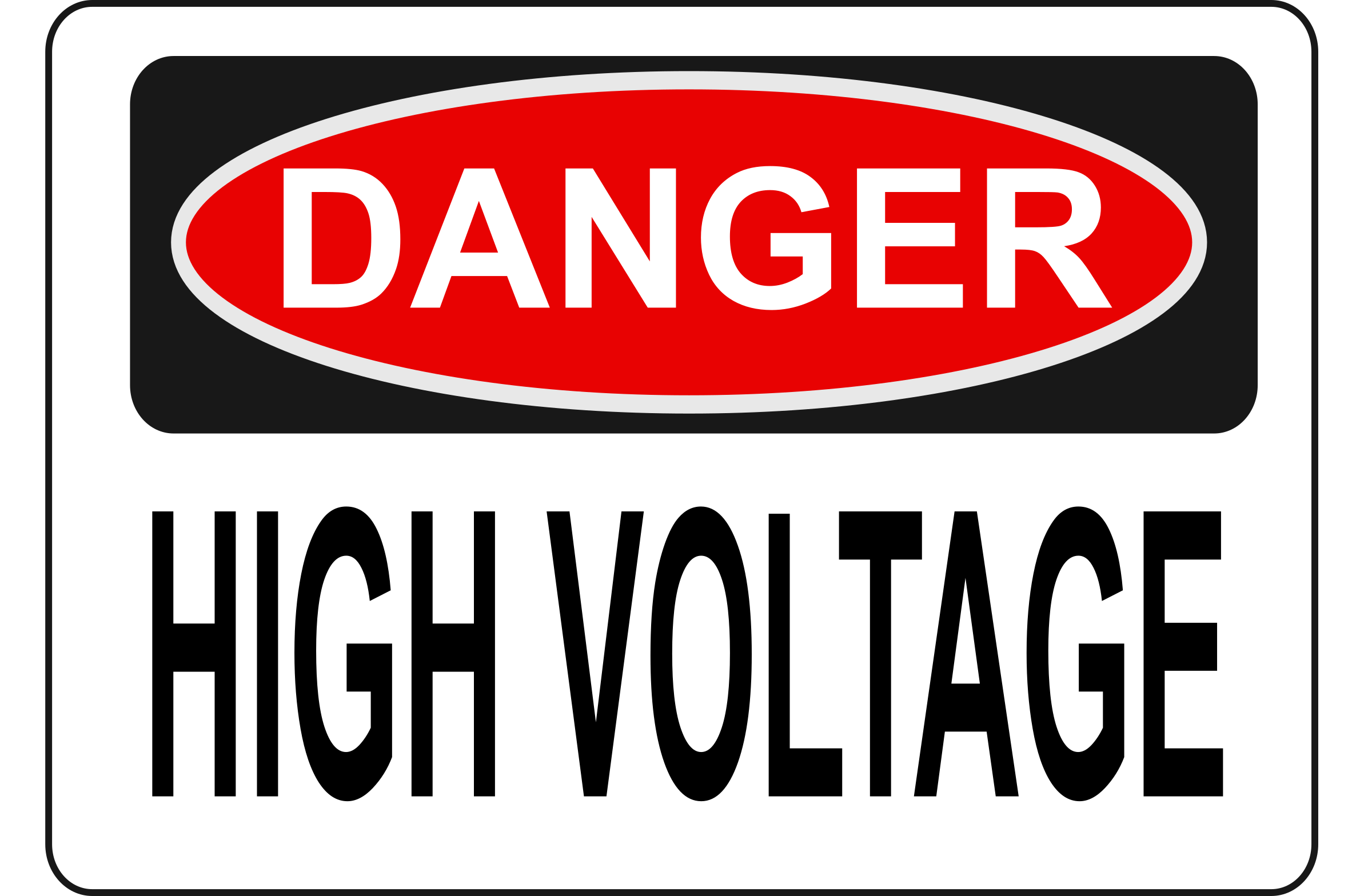 Free photo: Danger High Voltage Danger Electricity Flyer Free