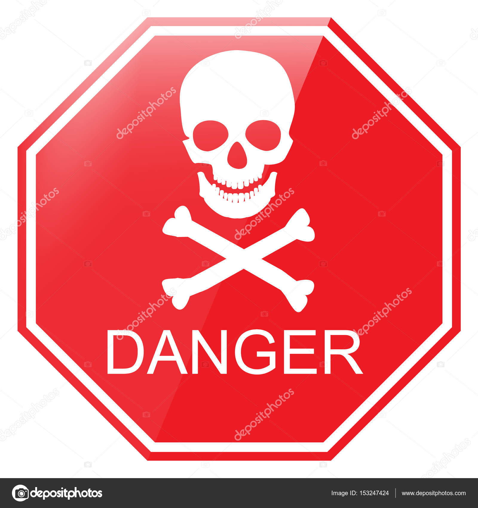 Warning, danger sign — Stock Photo © viktorijareut #153247424