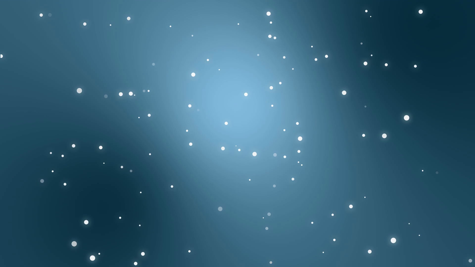 Animated dark blue night sky background with sparkling particle ...