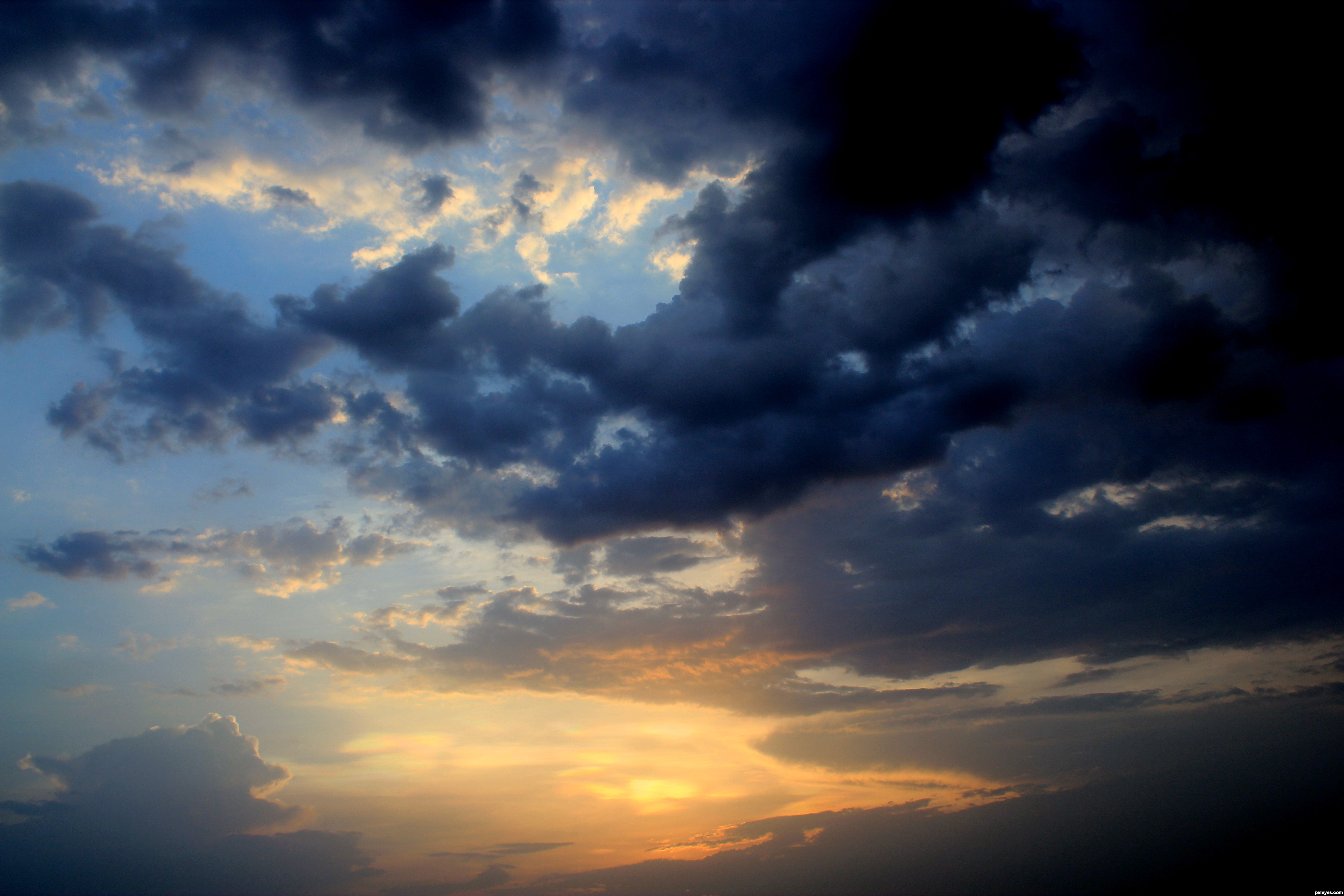 Free Photo: Dark Cloudy Sky - Blue, Clouds, Cloudy - Free Download - Jooinn