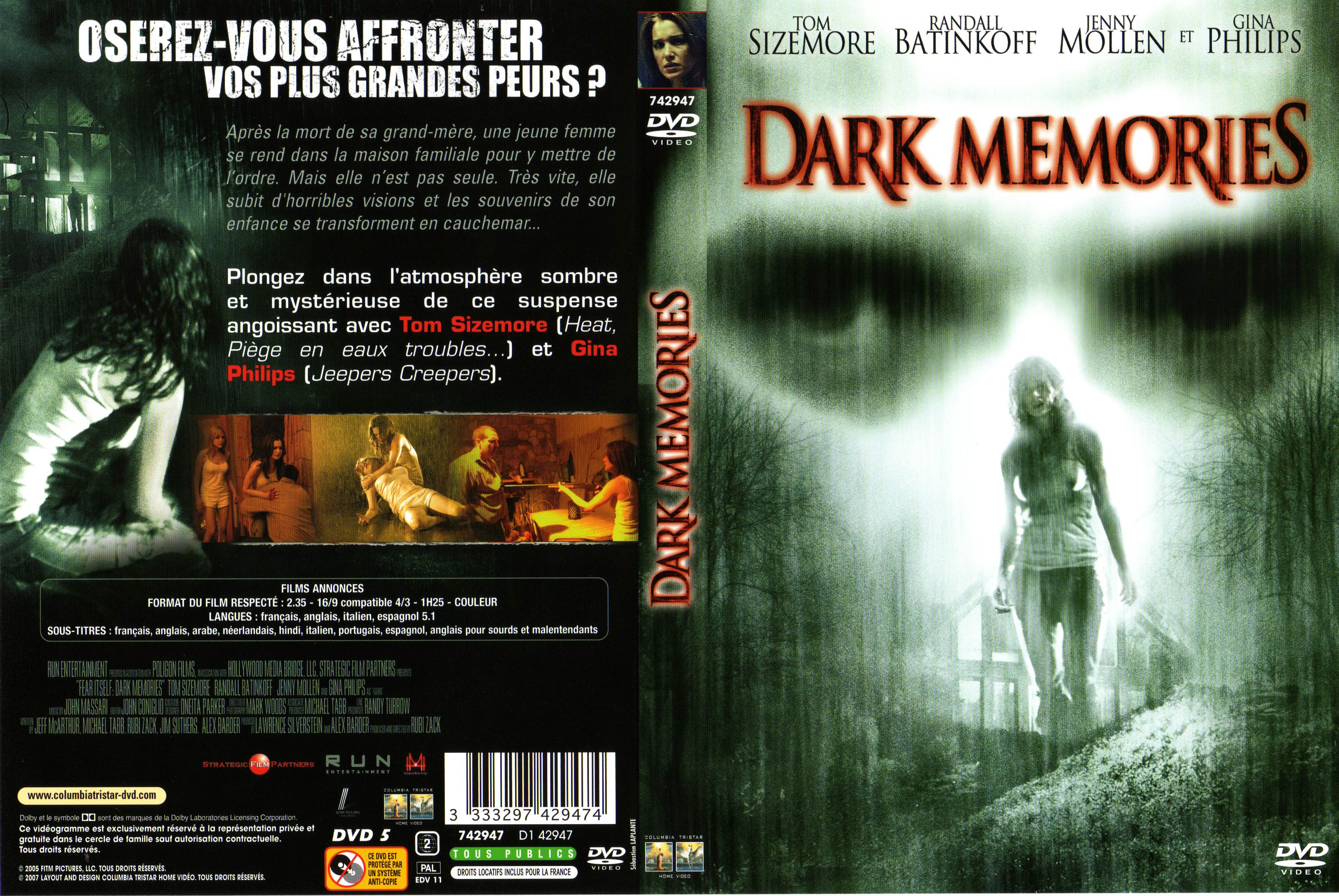 Jaquette DVD de Dark memories - Cinéma Passion