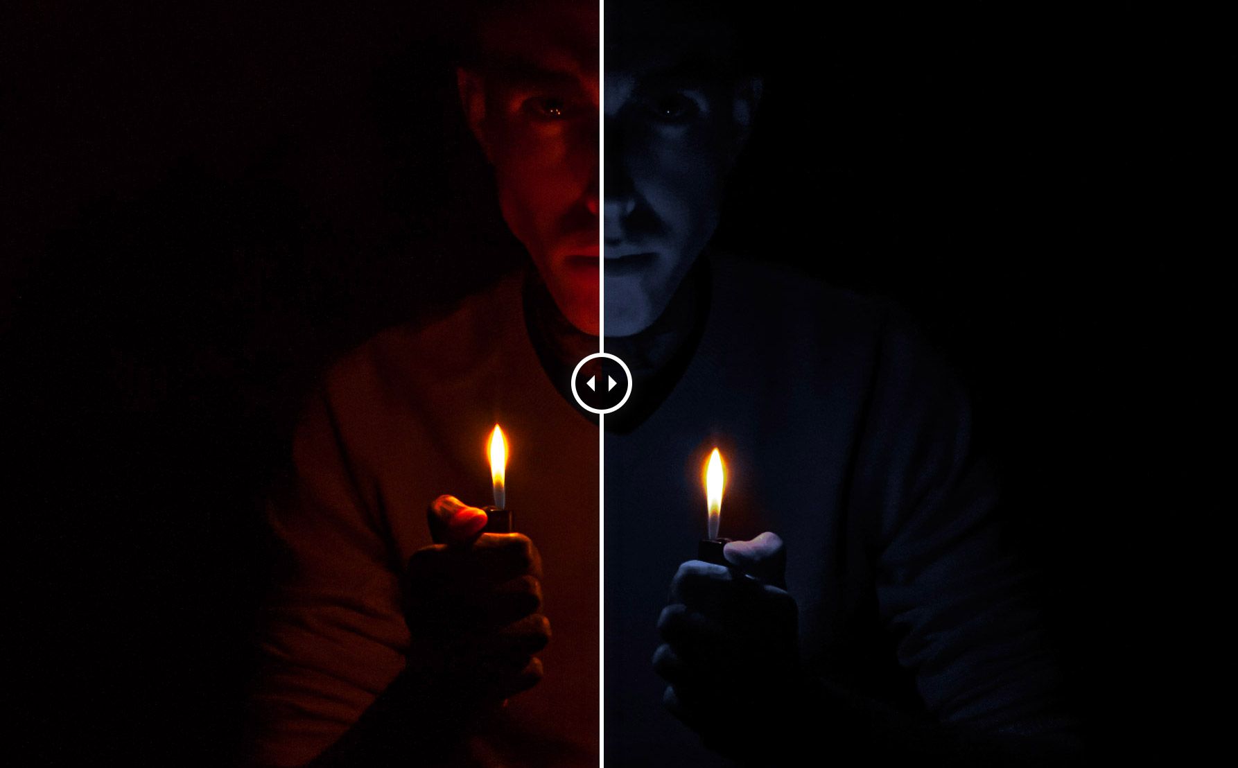 See how I retouched this dark self-portrait in just 2 steps in Adobe ...