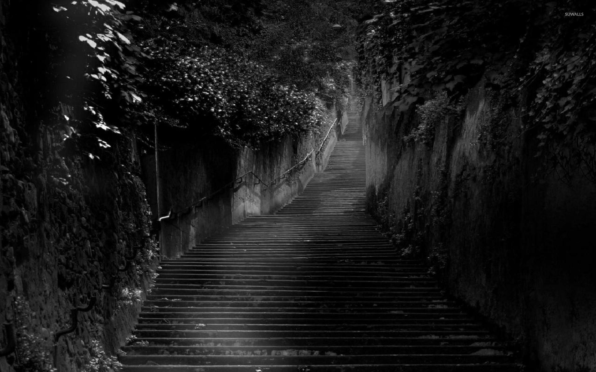 Dark stairs wallpaper - Photography wallpapers - #25682