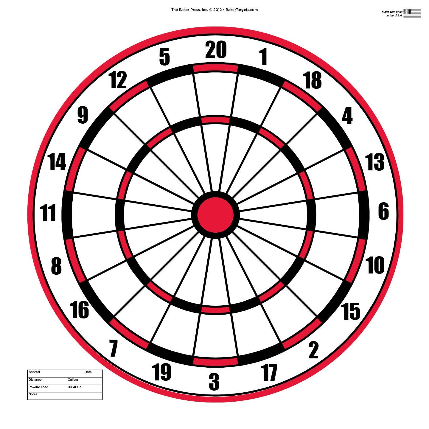 Amazon.com : Dart Board Target Pack of 50 - 23