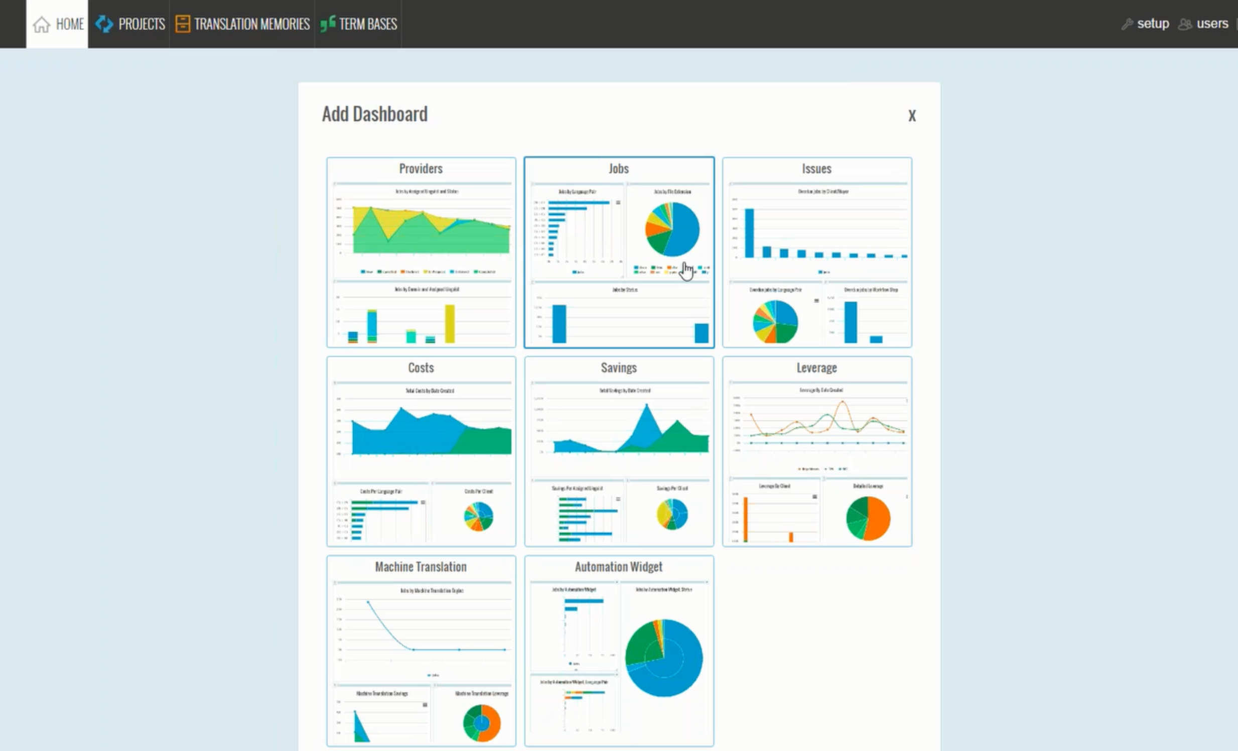 New Home Page Analytics Dashboards to Track Localization – Memsource ...