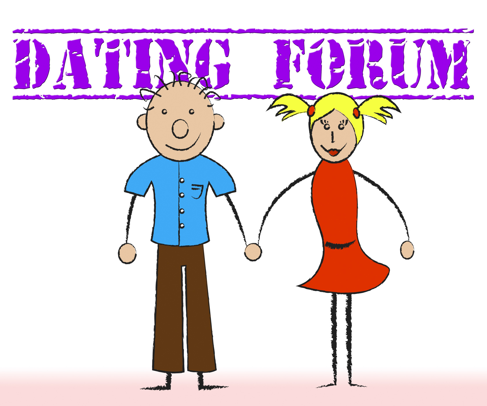 Dating forum shows group discussion and sweethearts photo