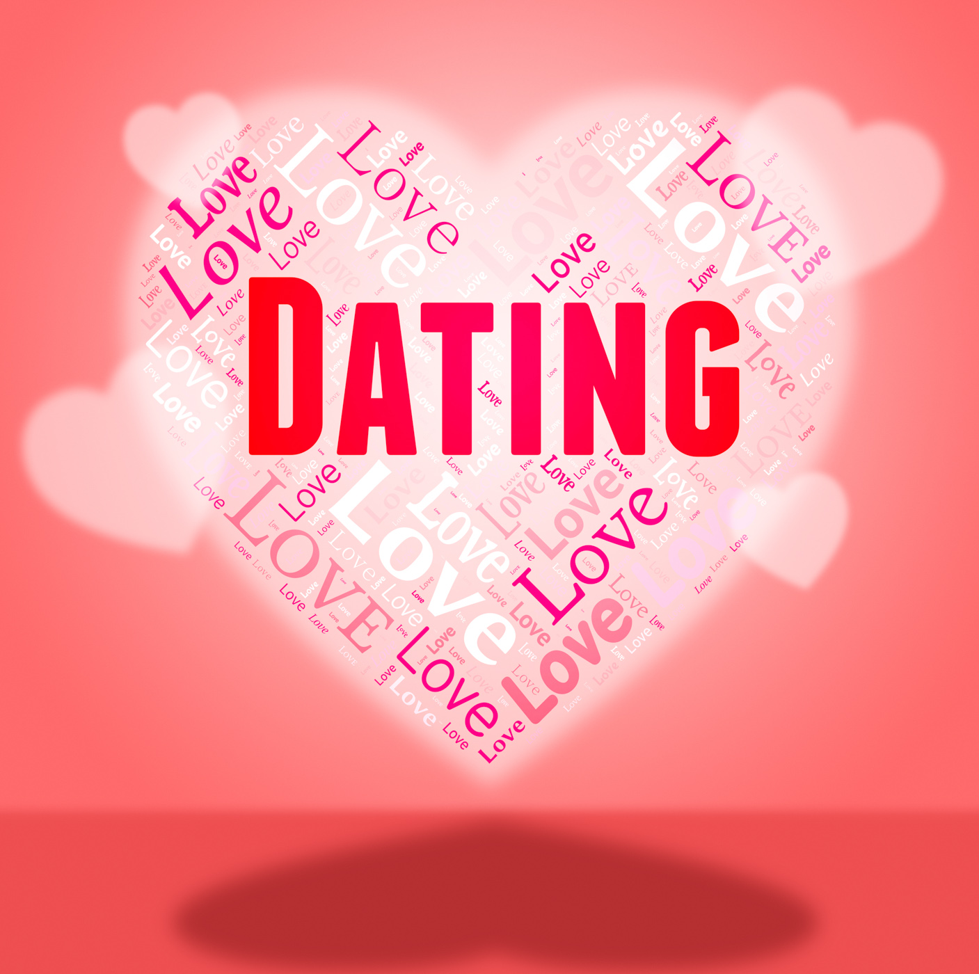Dating heart shows sweetheart hearts and relationship photo