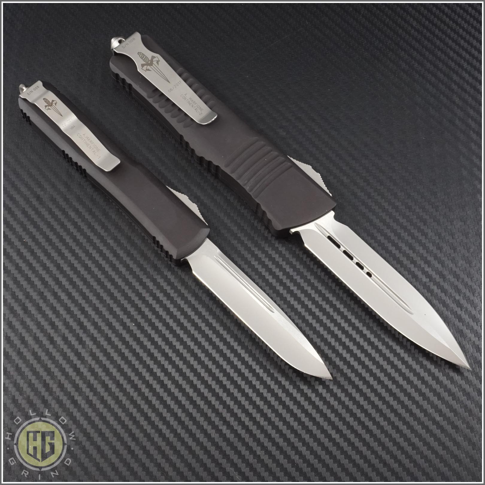 Microtech Knives Custom Continental Set Automatic OTF D/A Knife ...
