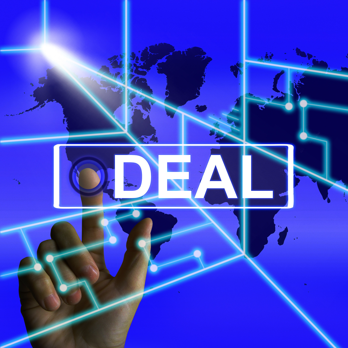 Deal screen refers to worldwide or international agreement photo