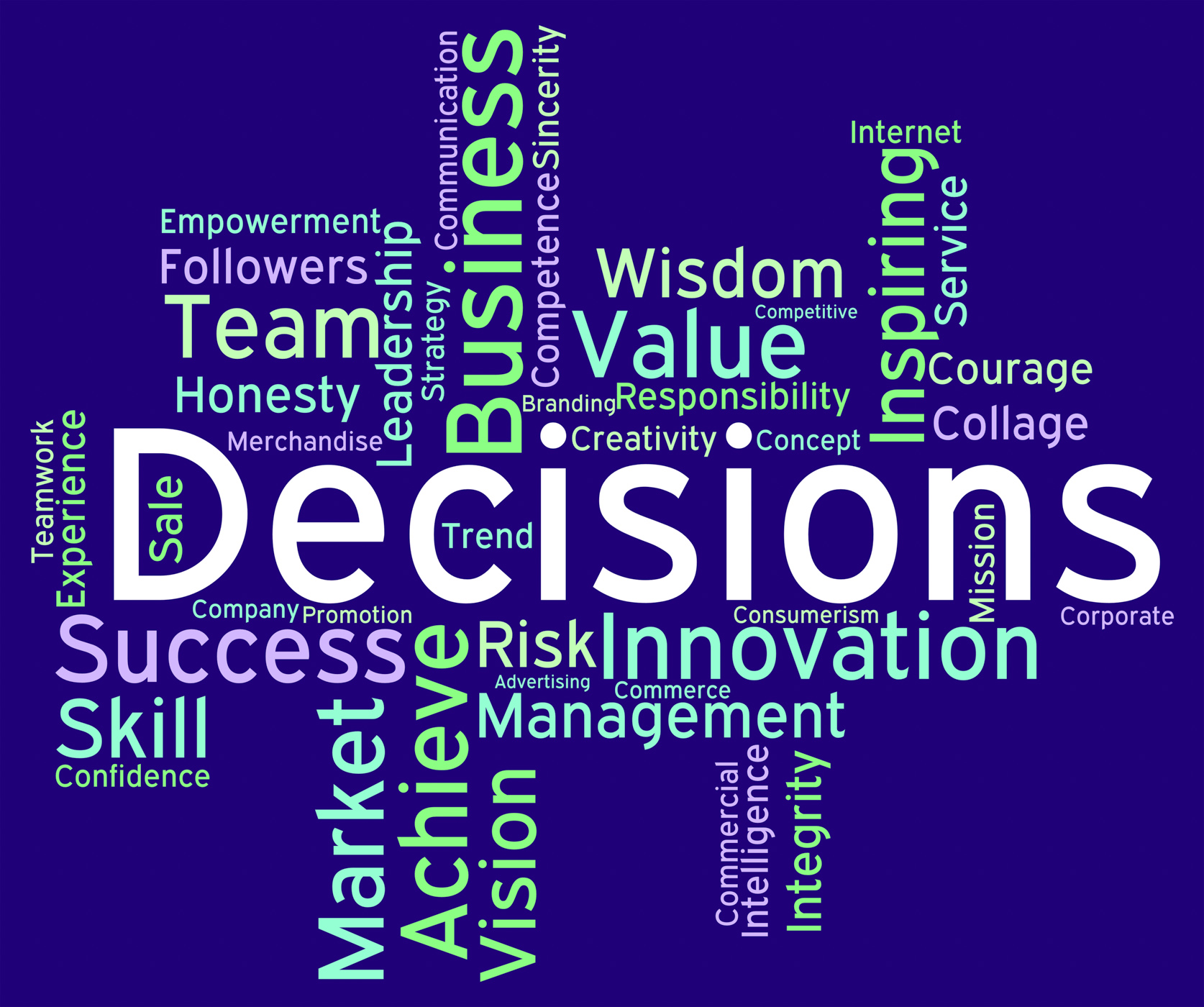 Decision Words Represents Choosing Choices And Wordcloud, Choice, Decisions, Wordcloud, Word, HQ Photo