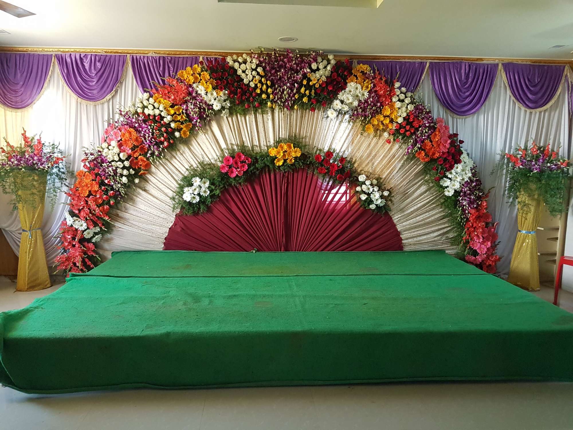 Sri Lakshmi Vinayaka Flower Decoration - Sri Lakshmi Vinayak Flower ...