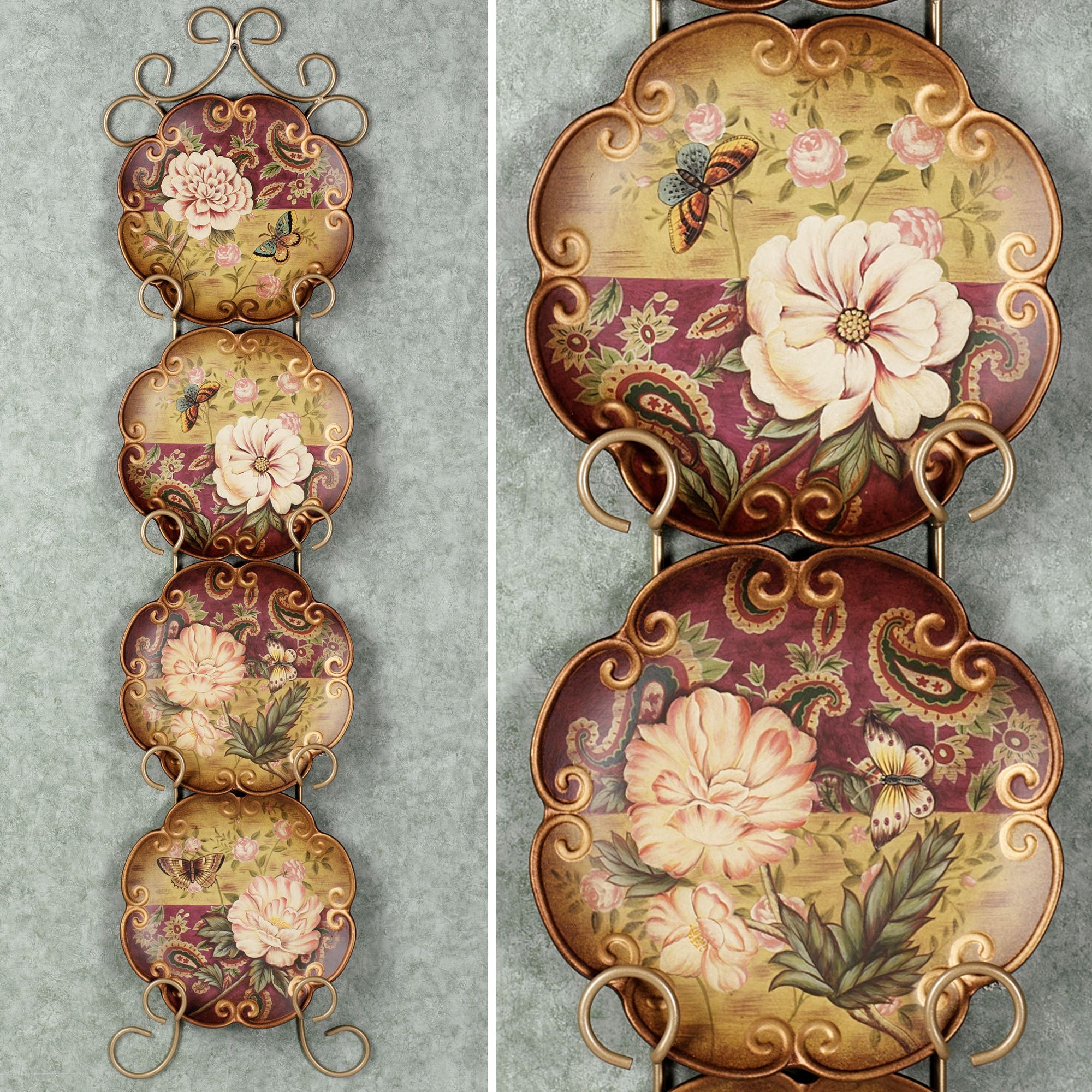 Natures Beauty Decorative Ceramic Plate Set