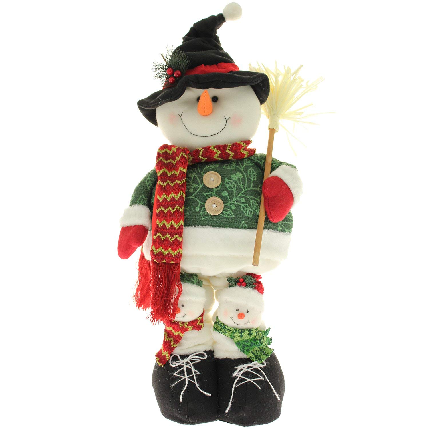 Large Free Standing Snowman Christmas Floor Decoration with ...