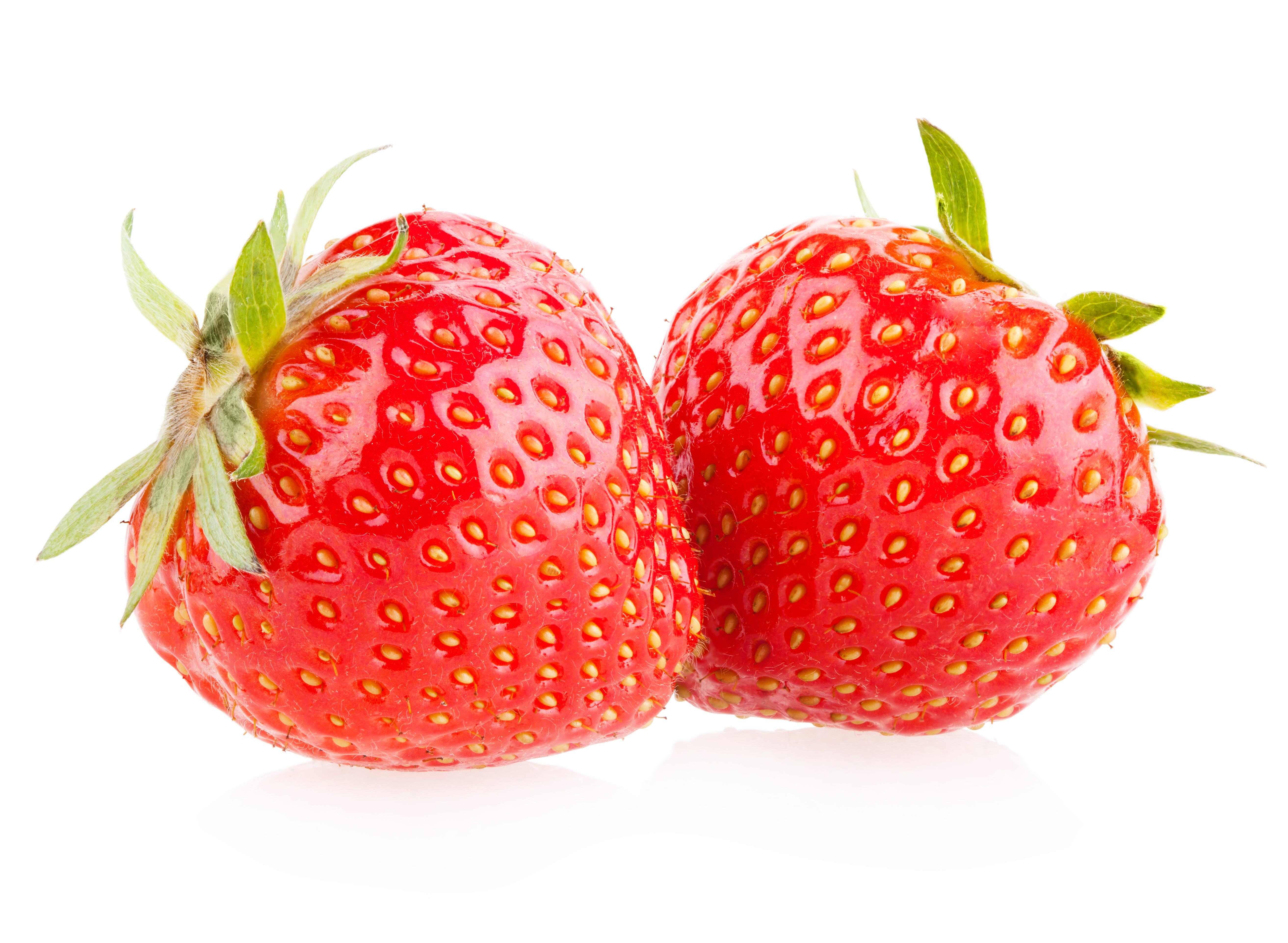 Delicious red strawberries photo