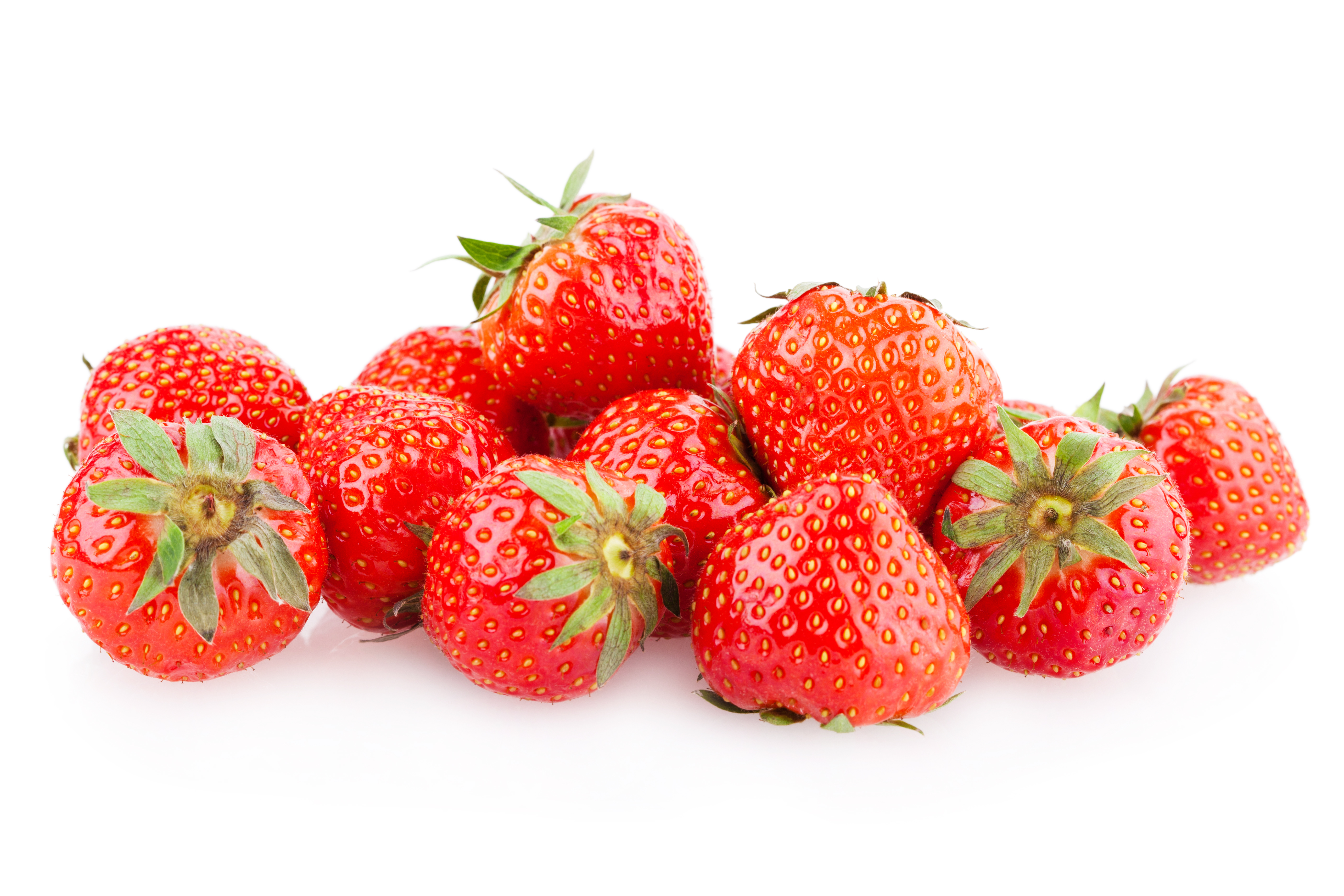 Delicious red strawberries photo