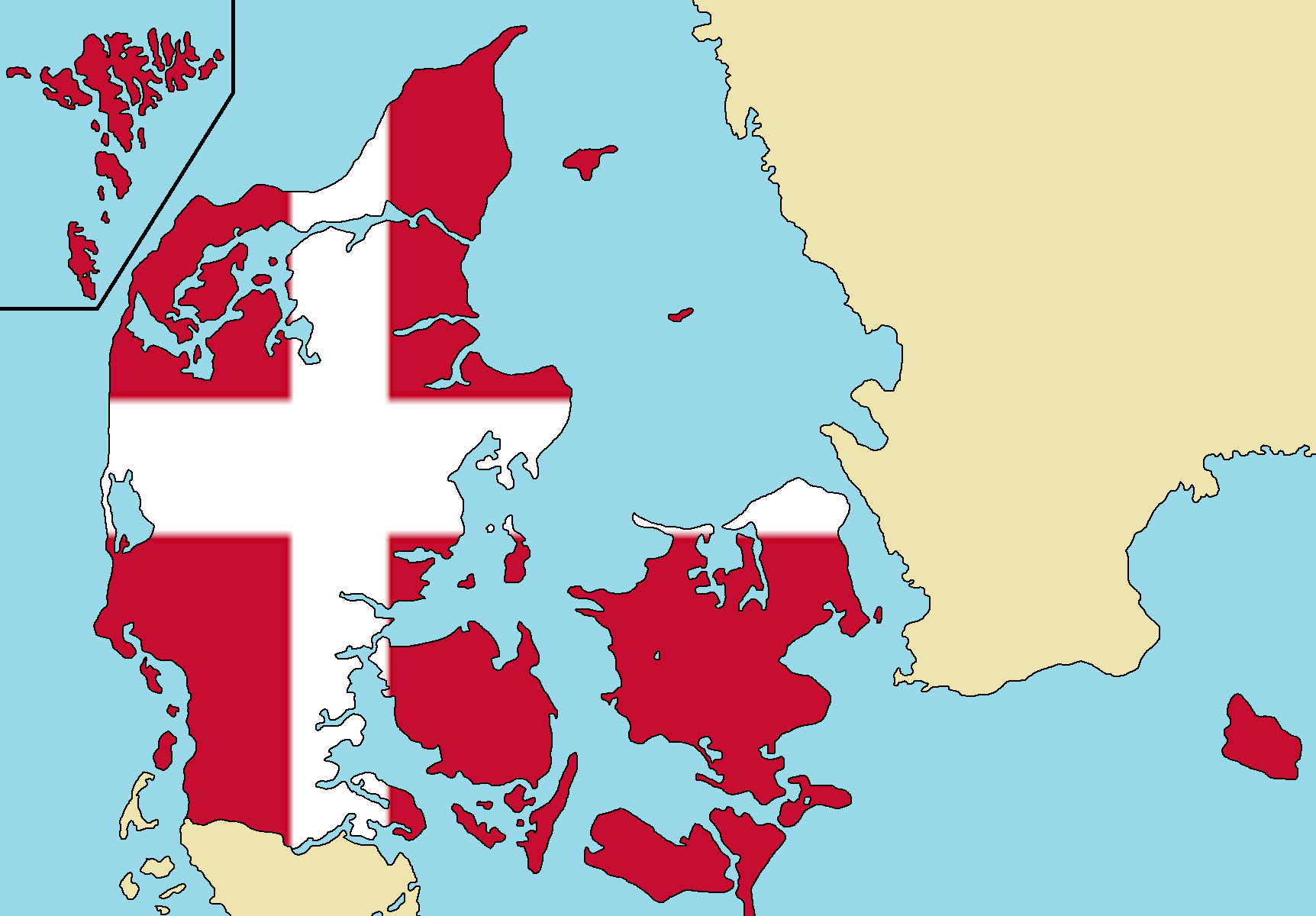 Image - Blank Map of Denmark.png | TheFutureOfEuropes Wiki | FANDOM ...