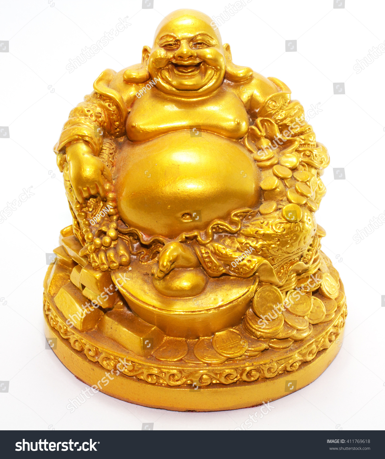 Golden Statue Chinese Deities Called Phra Stock Photo (Royalty Free ...