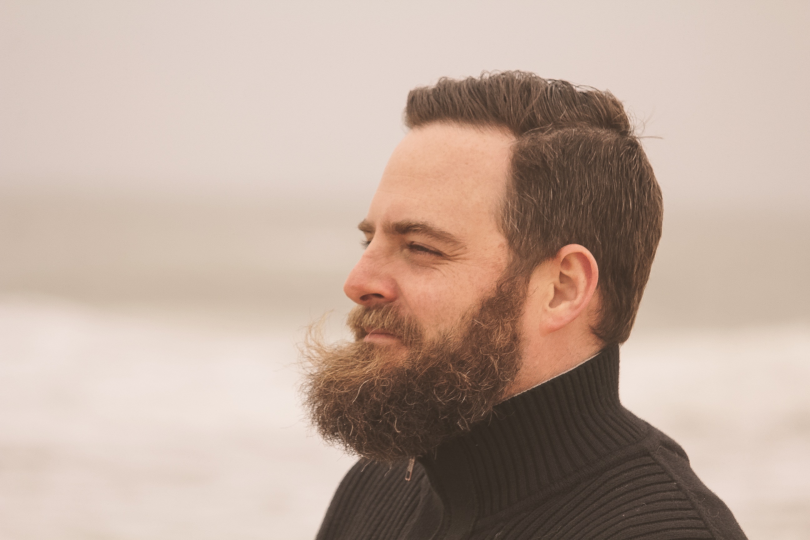 Free photo: Depth of Field Photography of Man in Black Turtle Neck Top ...