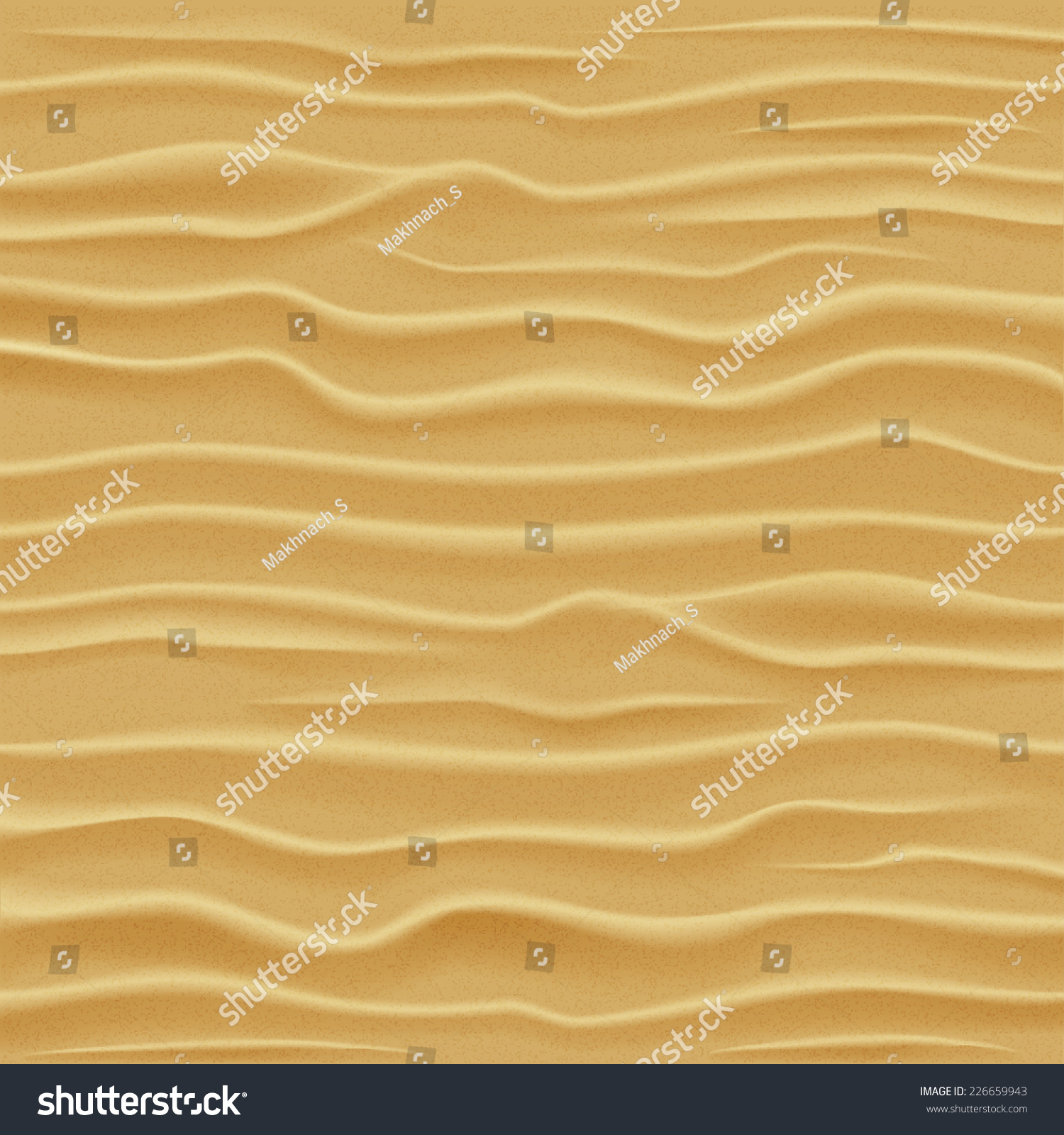 Sand Texture Desert Sand Dunes View Stock Vector 226659943 ...