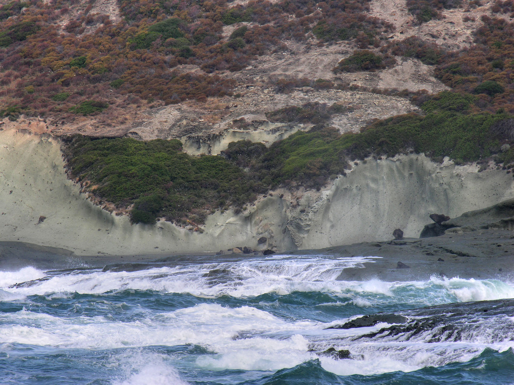 Detail of the coast of sardinia in italy photo