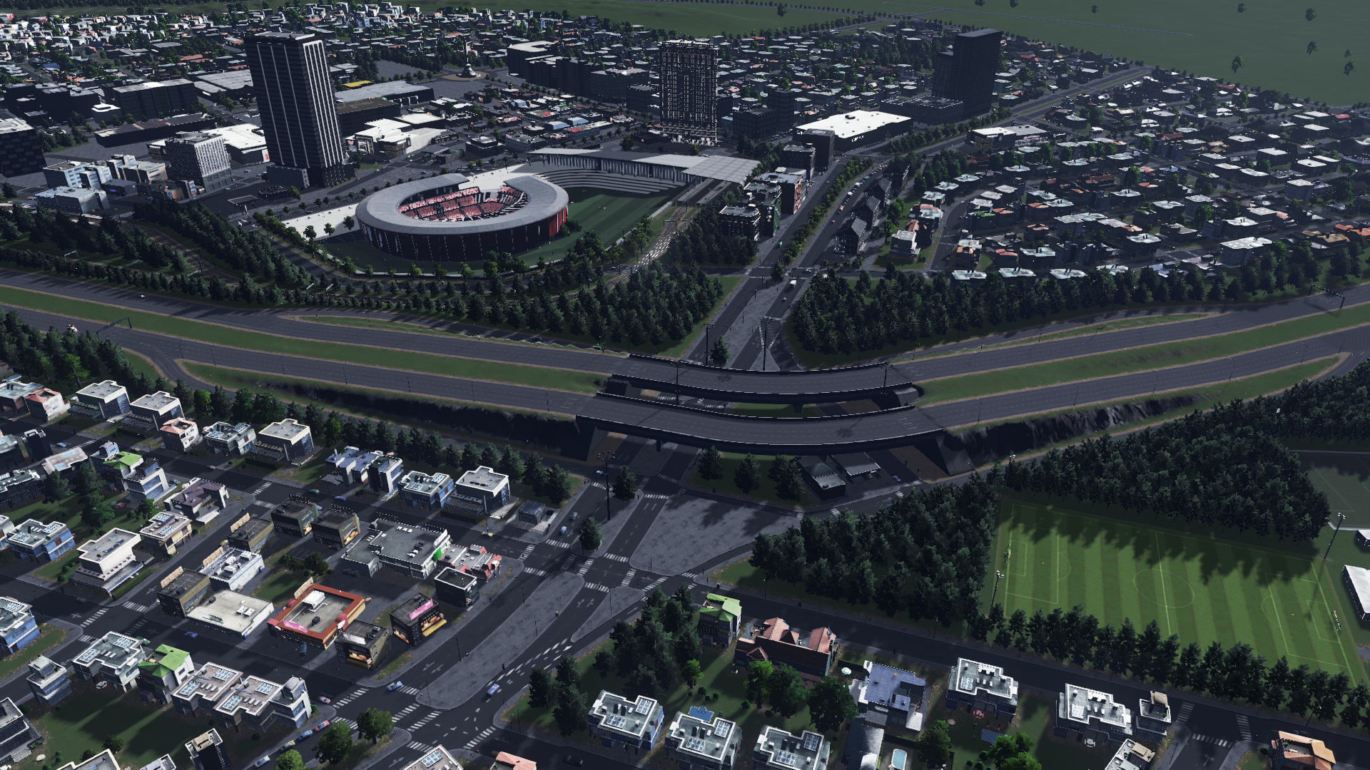 Someone told me this interchange would look better with a developed ...