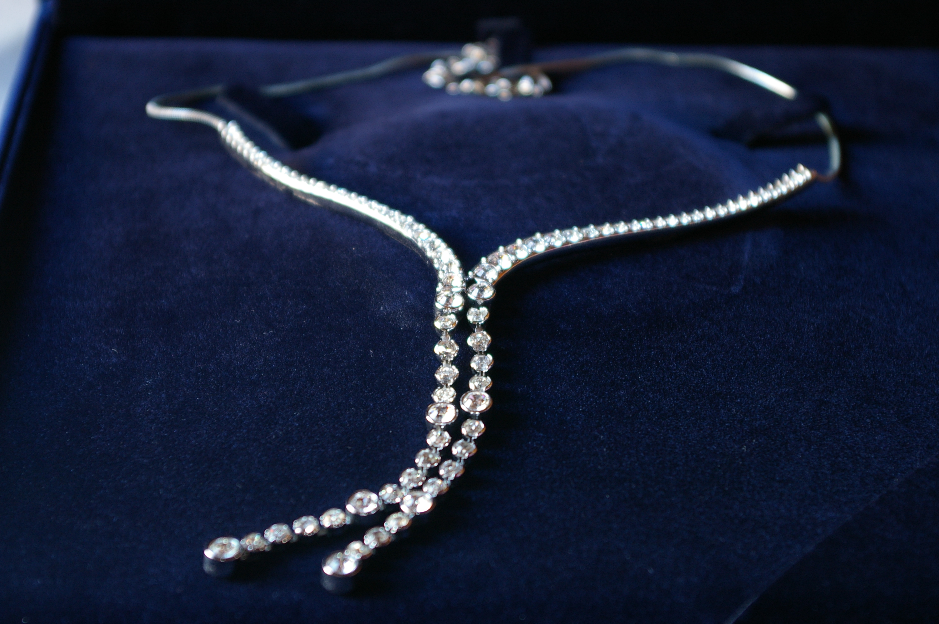 Diamond necklace photo