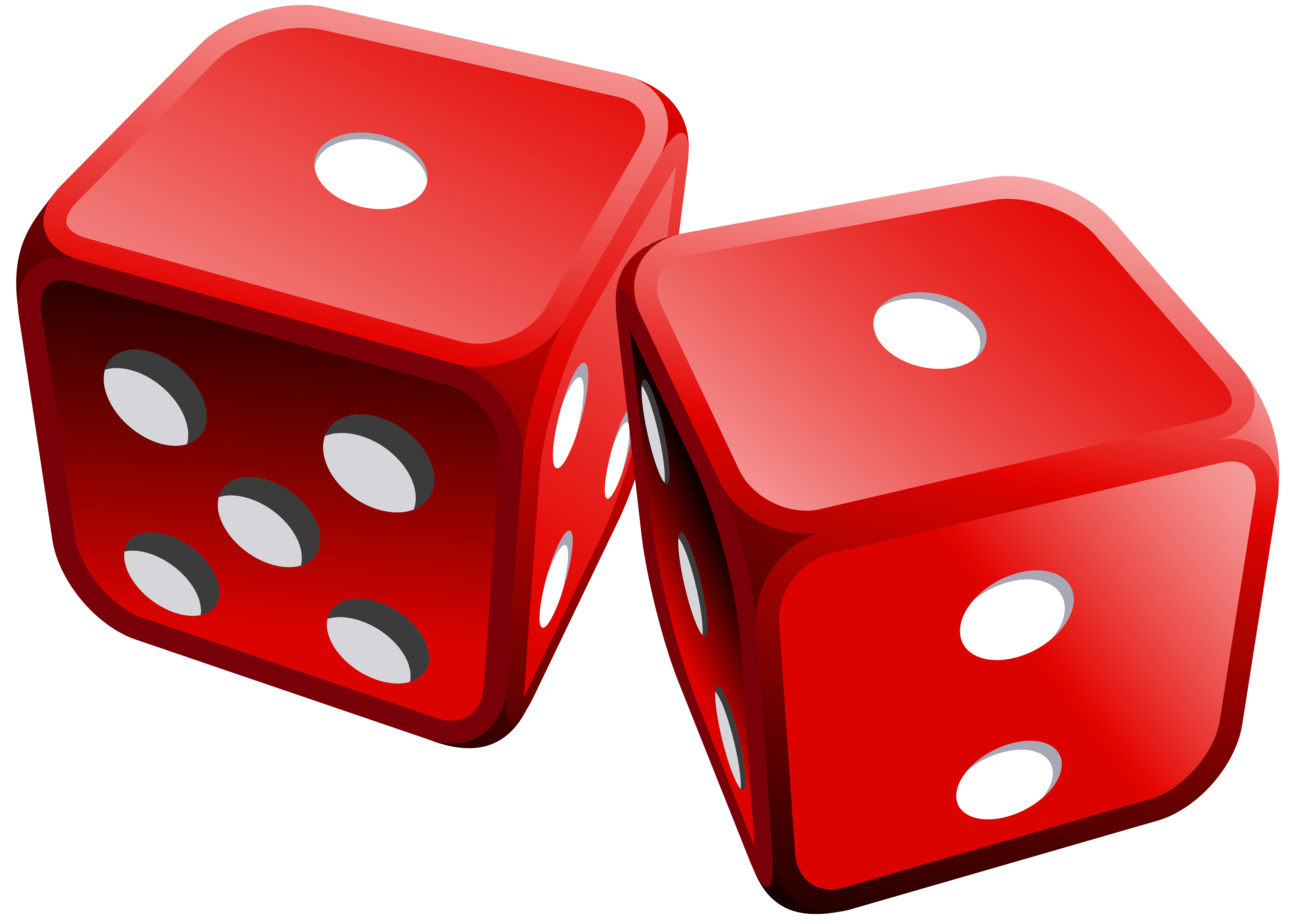 Red Dices PNG Clipart - Best WEB Clipart