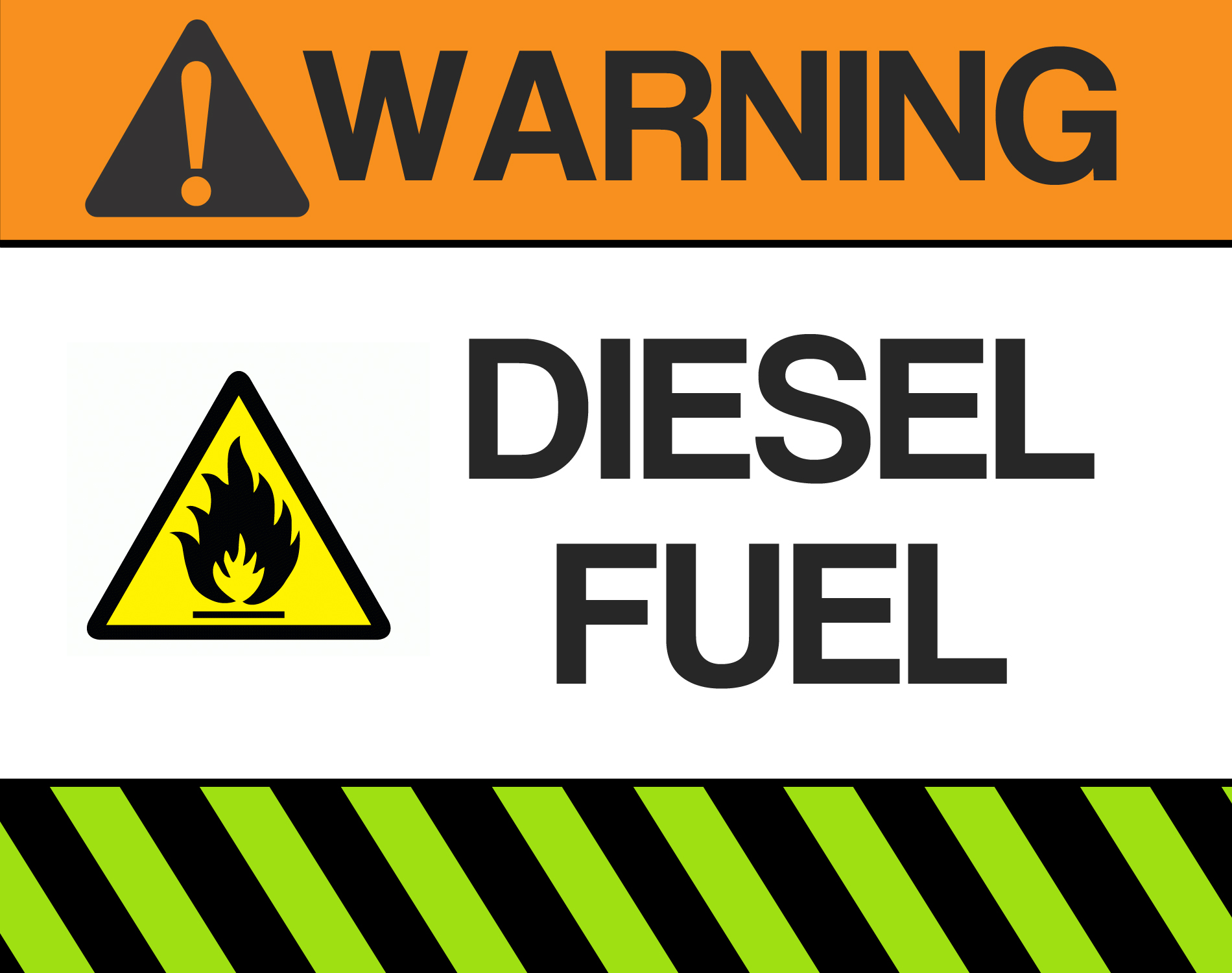 Warning Diesel Fuel Sign by Grevonet on DeviantArt
