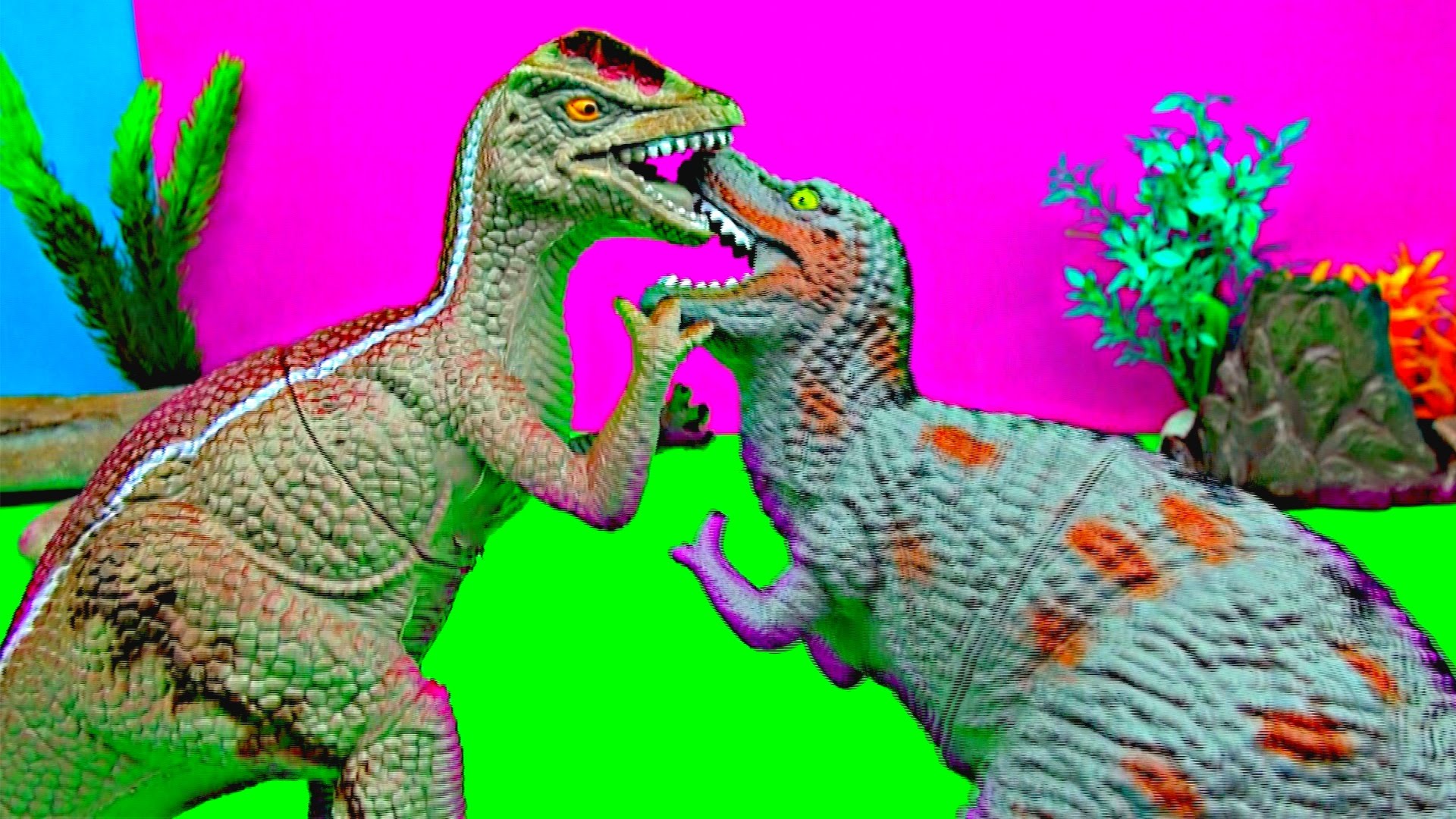 Fighting Dinosaurs Battling Dinosaurs Battle 2 - Dinosaur Battle ...