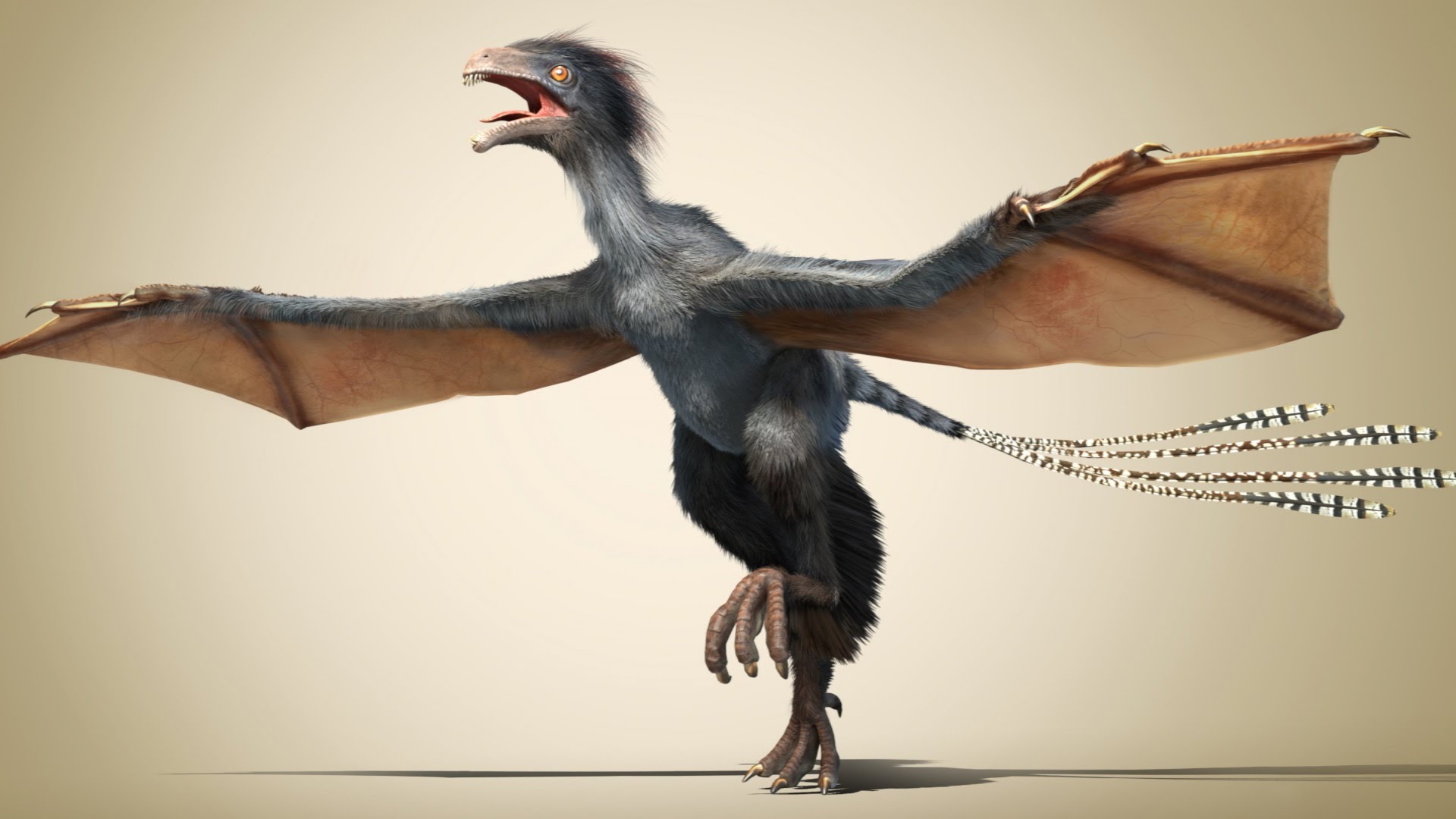 A new dinosaur: Flying without feathers - YouTube