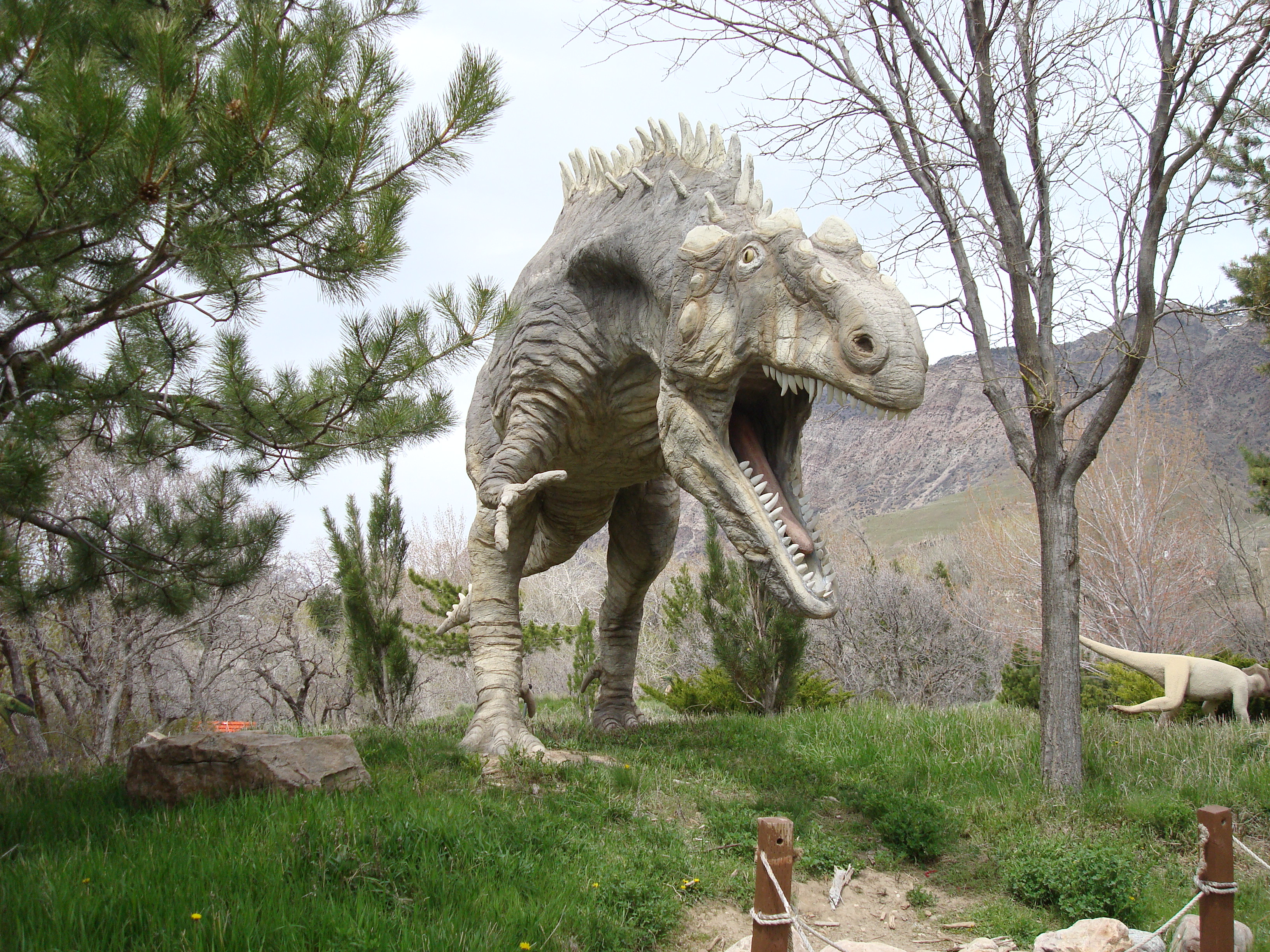 Acrocanthosaurus Atokensis at Eccles Dinosaur Park - Ogden, Utah USA ...