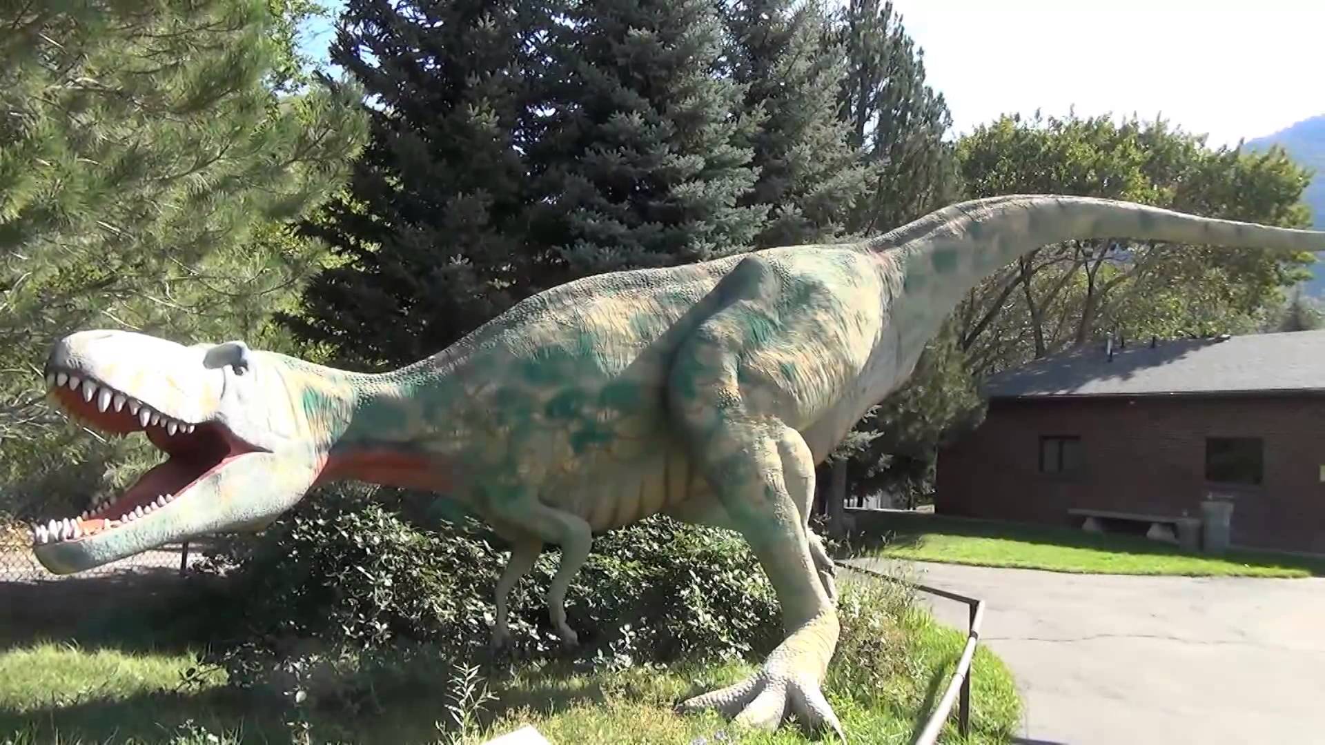 George S. Eccles Dinosaur Park - YouTube