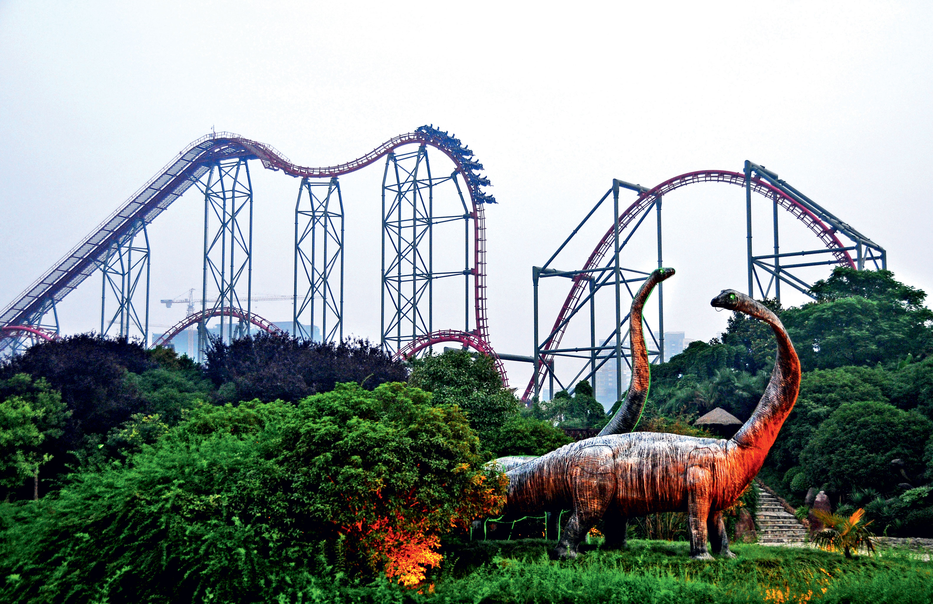Dinosaur theme park photo