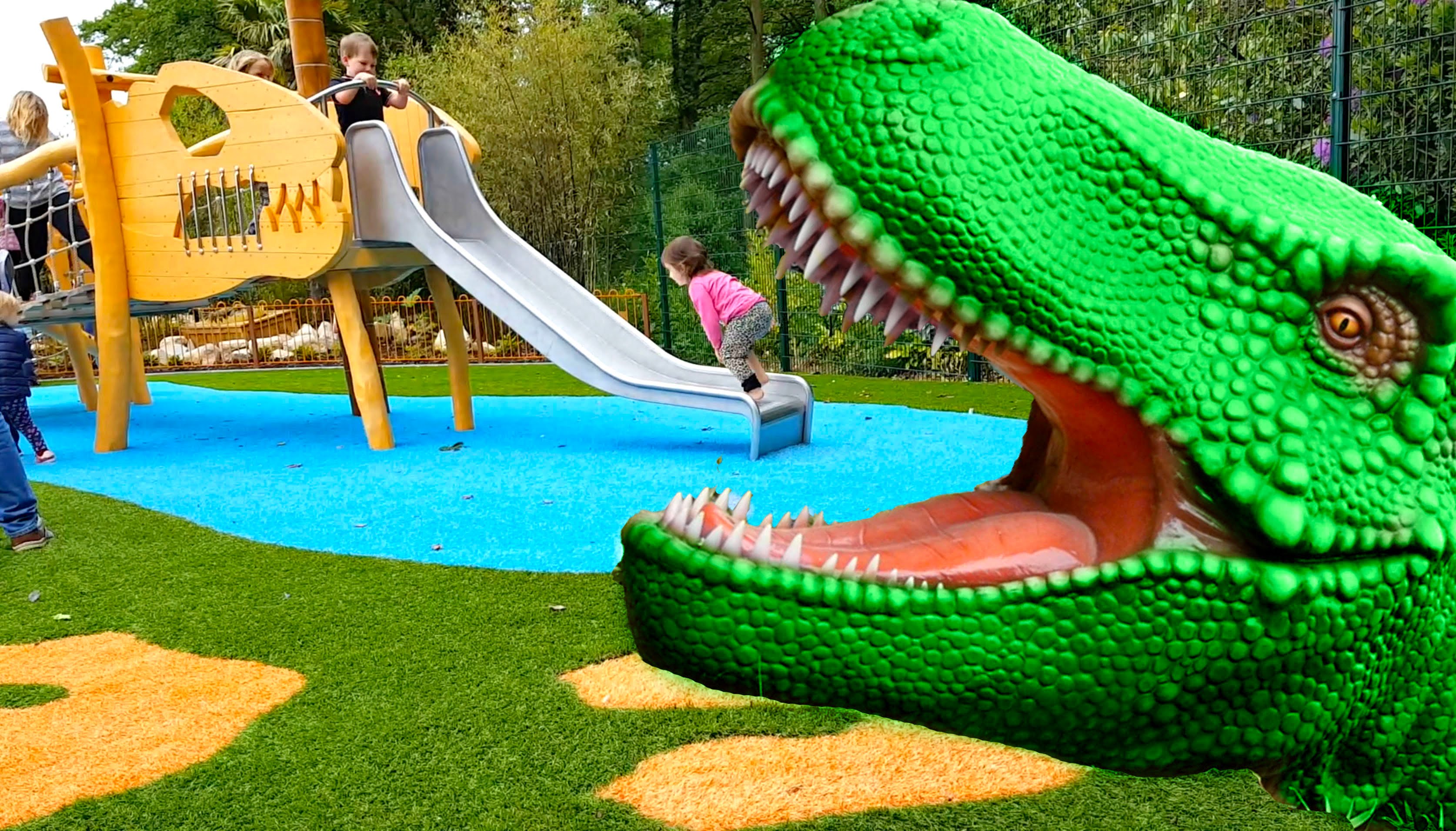 Dino Island Family fun amusement Theme Park /GIANT LIFE SIZE ...