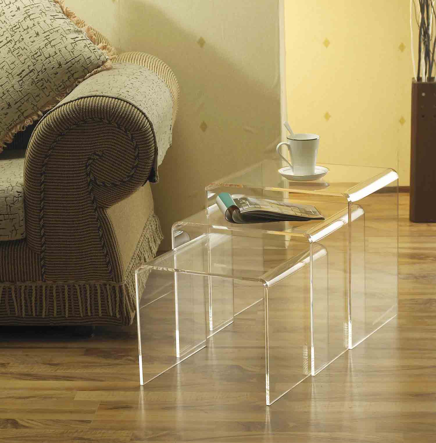 Coffee Table Acrylic Coffee Table Uk Plexiglass With Nice Design ...