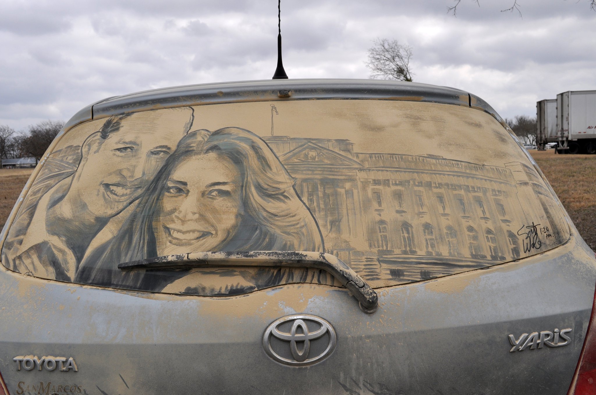 20 Dirty Car Artworks by Scott Wade | Inspirationfeed