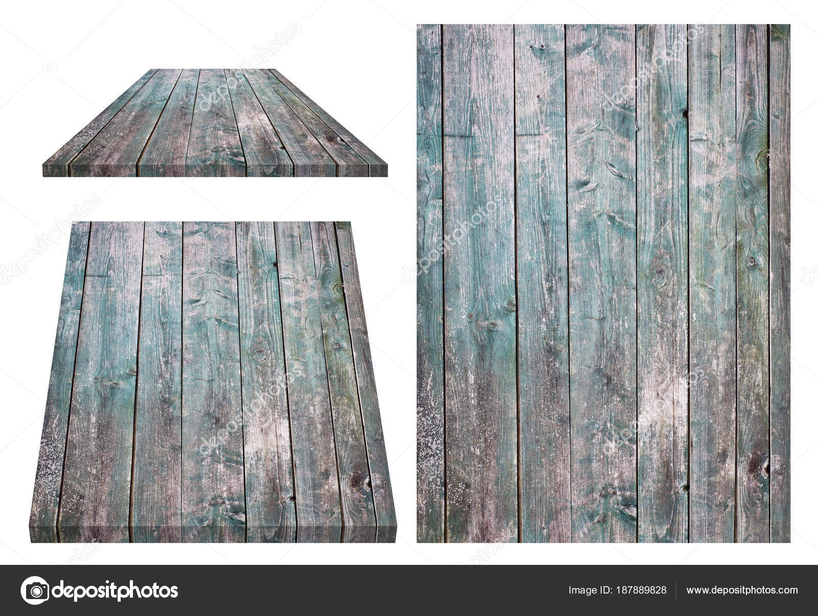 Grunge, dirty, painted wooden wall, table, floor surface, wooden ...