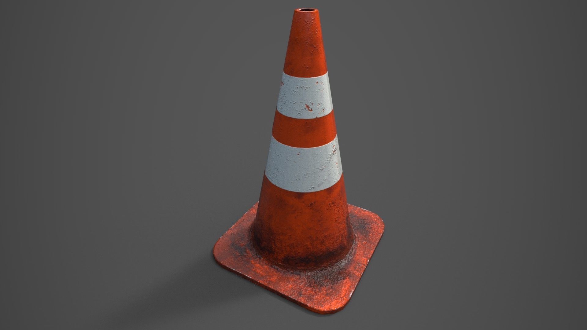 Traffic cone 3D asset | CGTrader