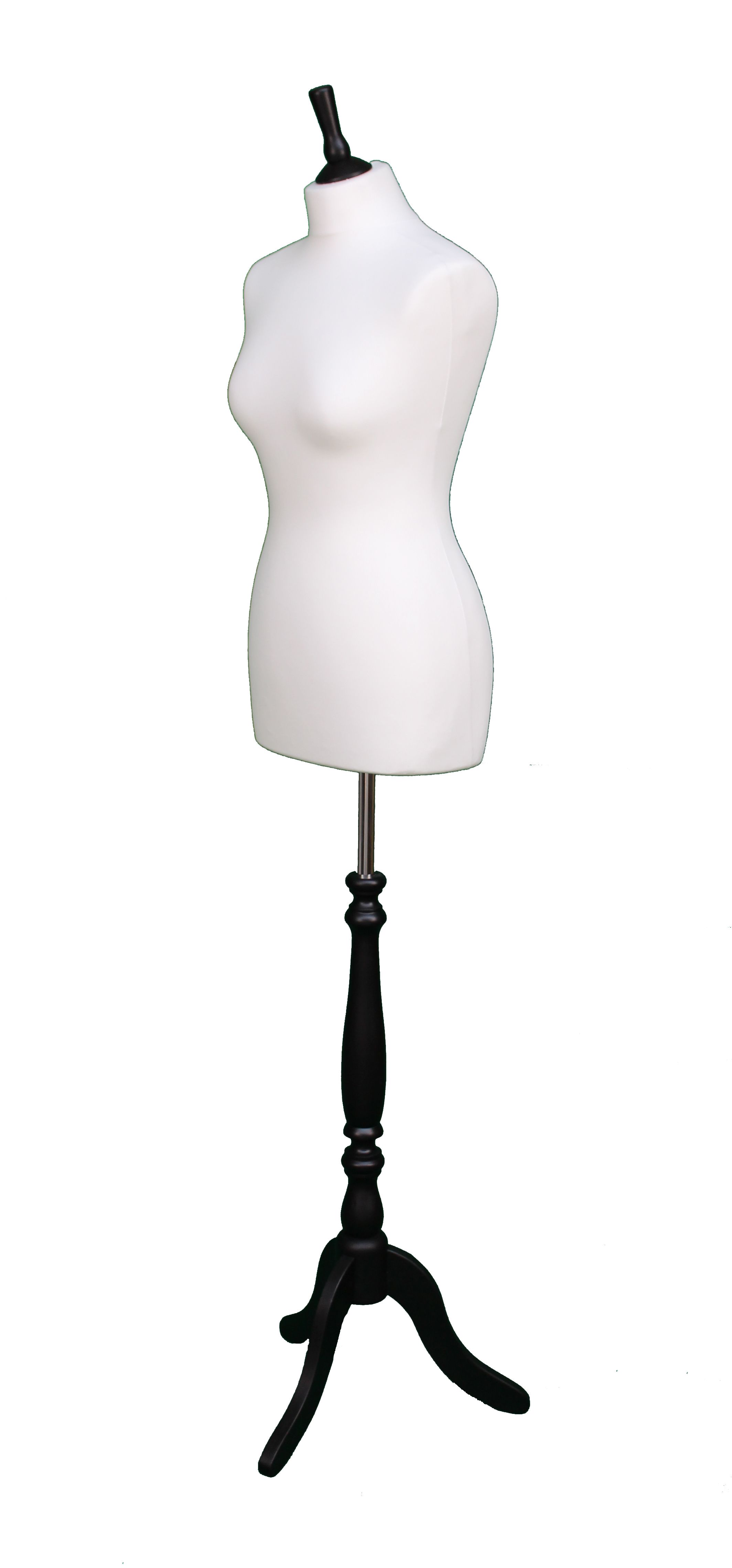 DELUXE Size 8 Female Dressmakers Display Mannequin Dummy WHITE ...