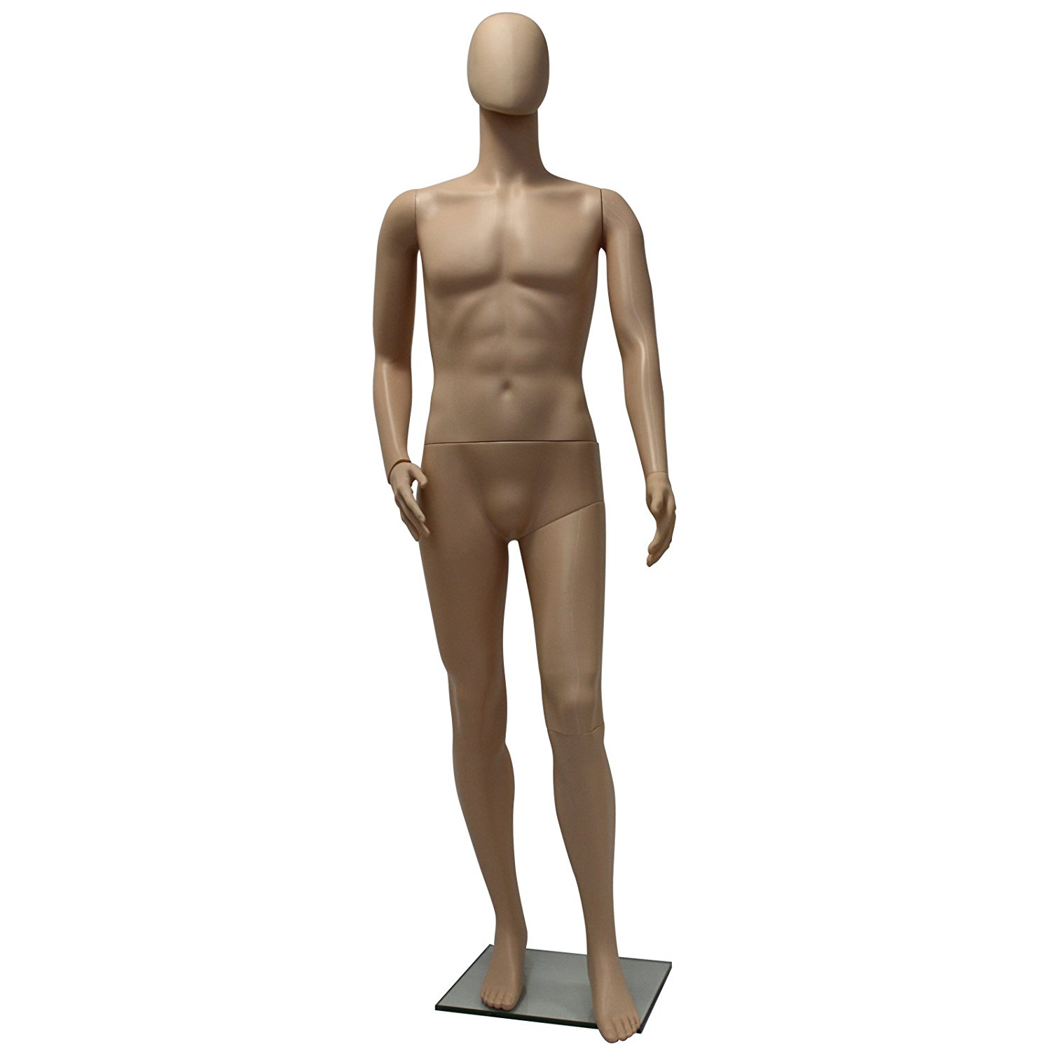Mannequin Full Body Male Fashion Dummy Shop Display Skintone Flesh ...