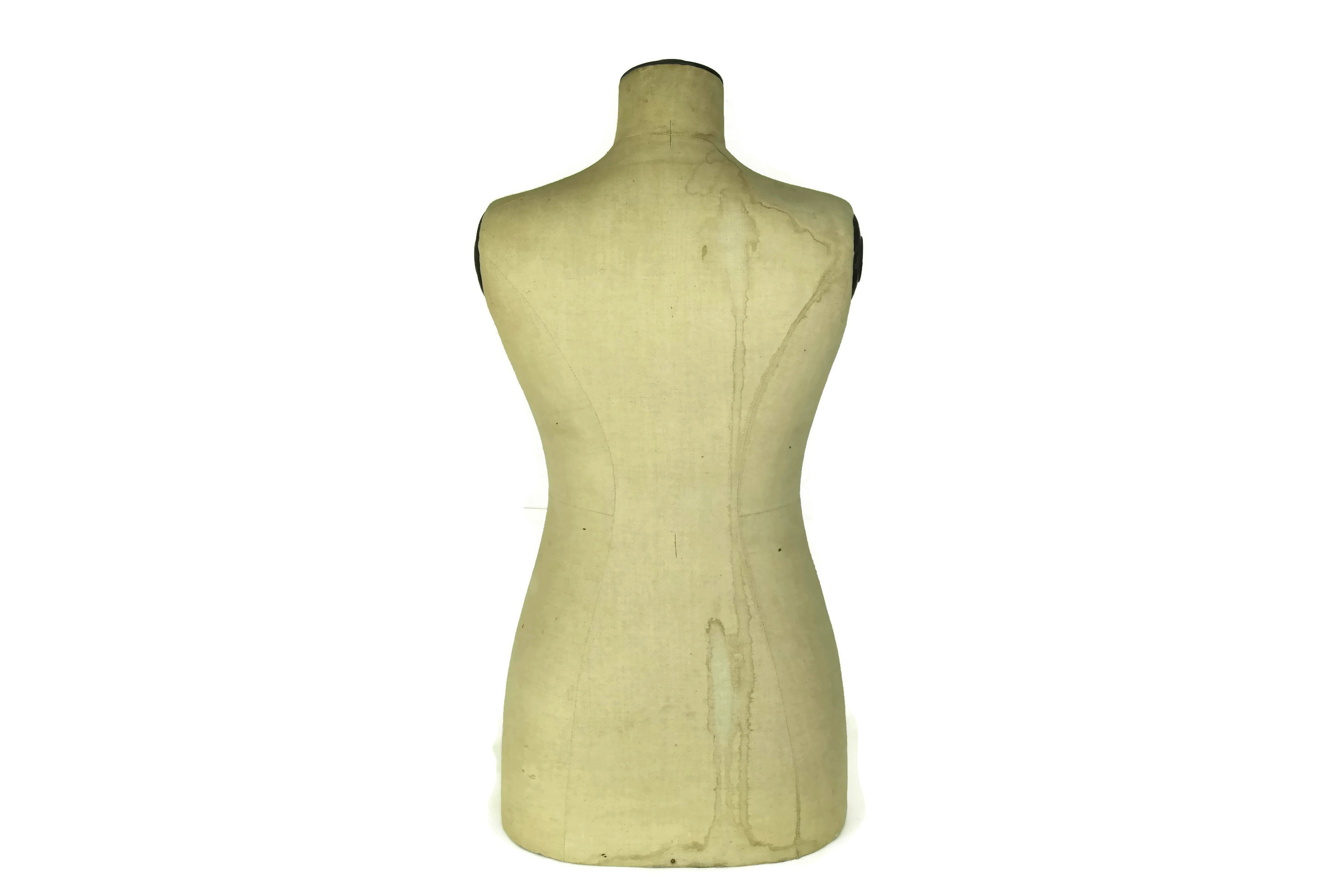 Antique Stockman Mannequin Dress Form Size 46. French Tailors Dummy ...