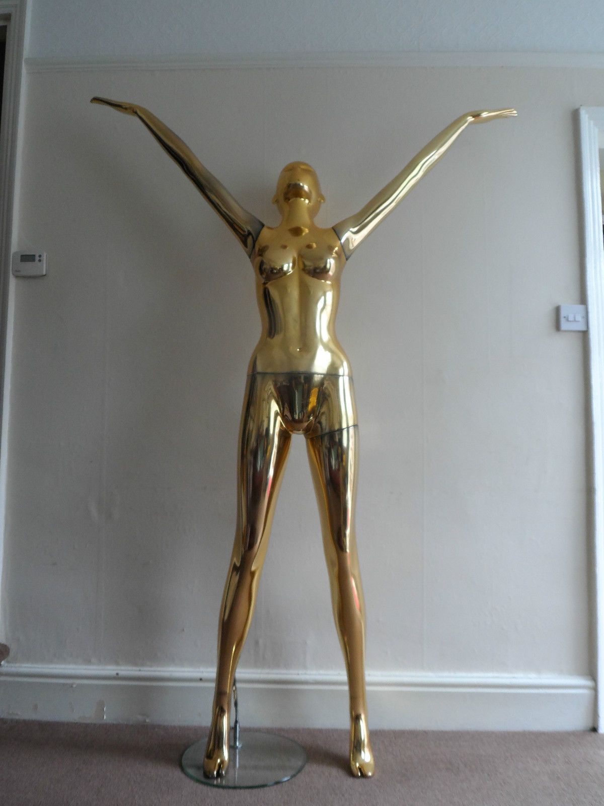 Female Full Body/Figure Standing Gold Mannequin Display Model | eBay ...